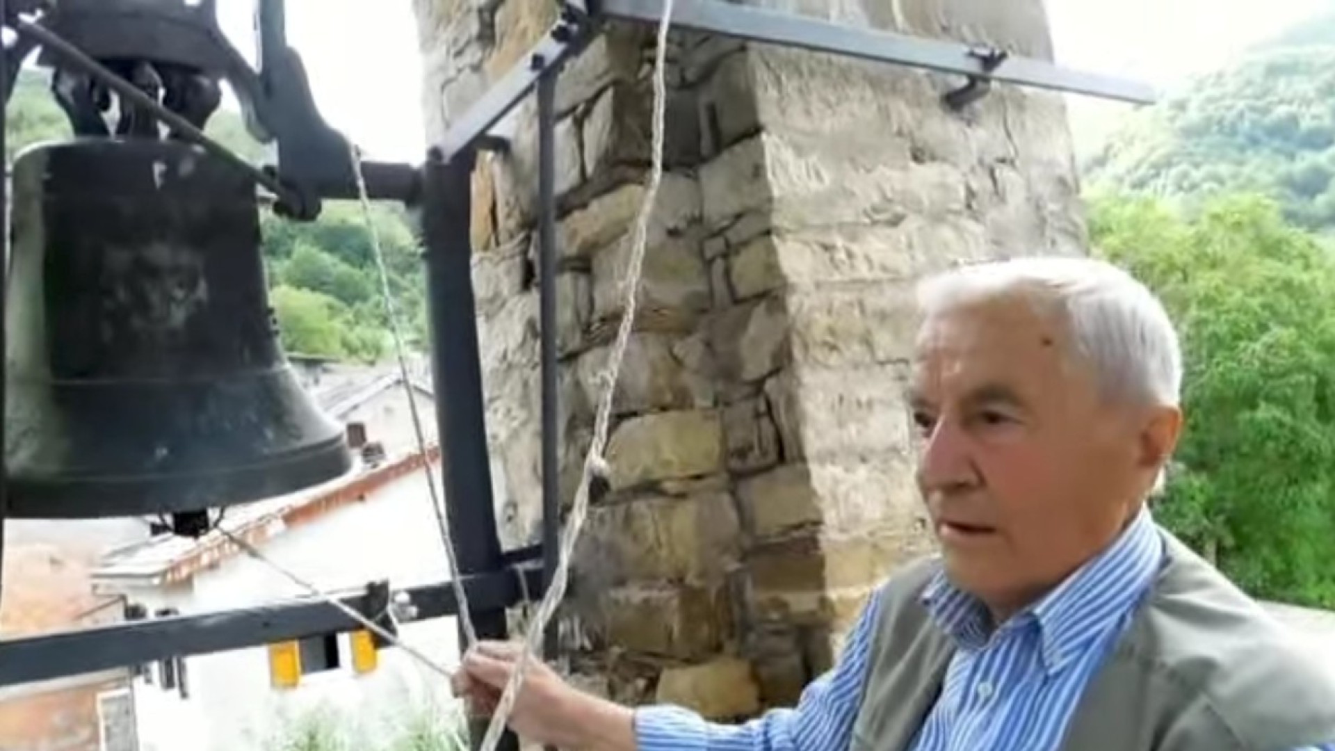 A 87 anni Pierluigi Barbieri dà voce alle campane dell'Alta Val Nure