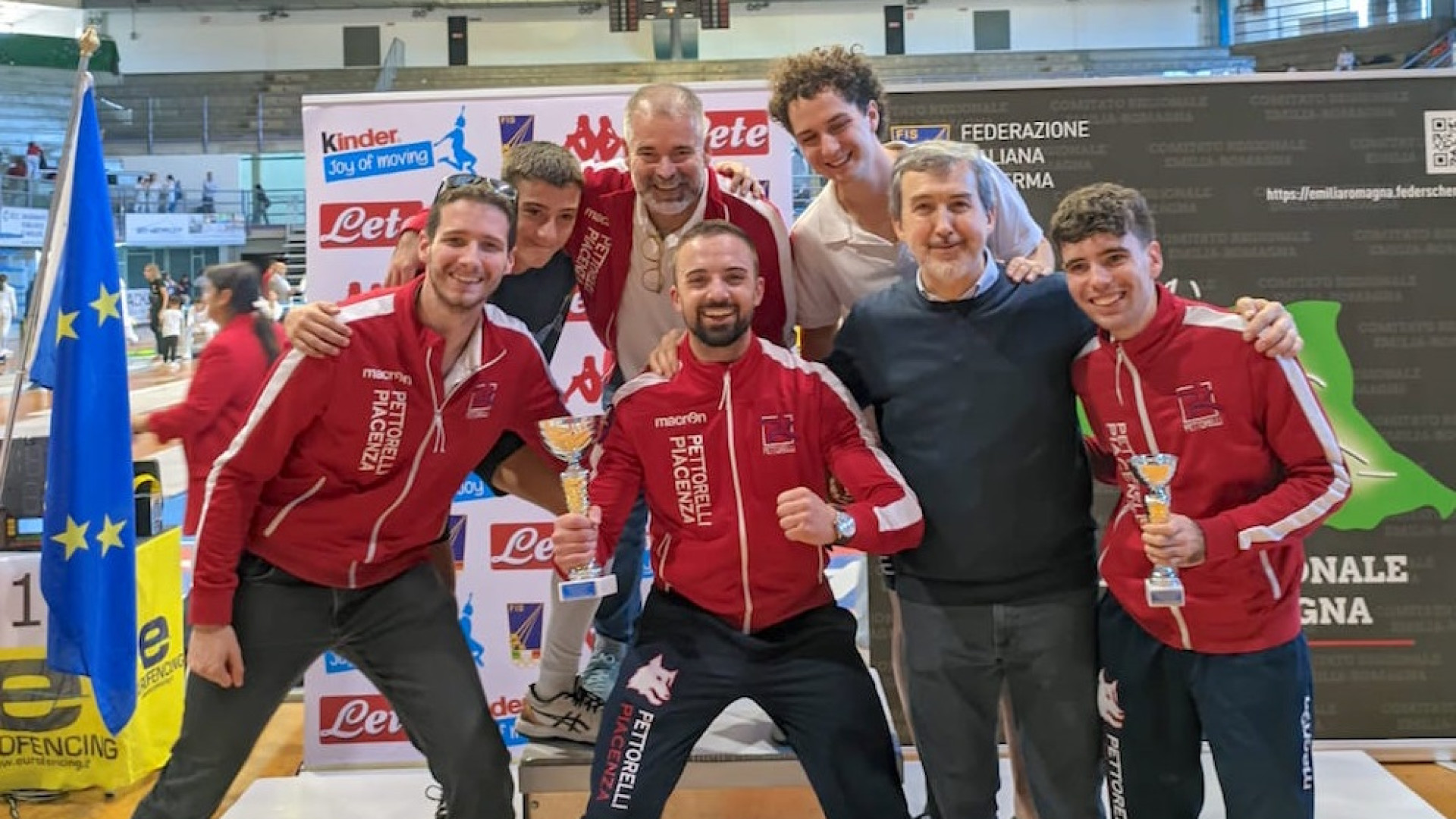 Campionati Assoluti di spada, il Pettorelli con Alvaro Ibanez conquista l'oro a Faenza