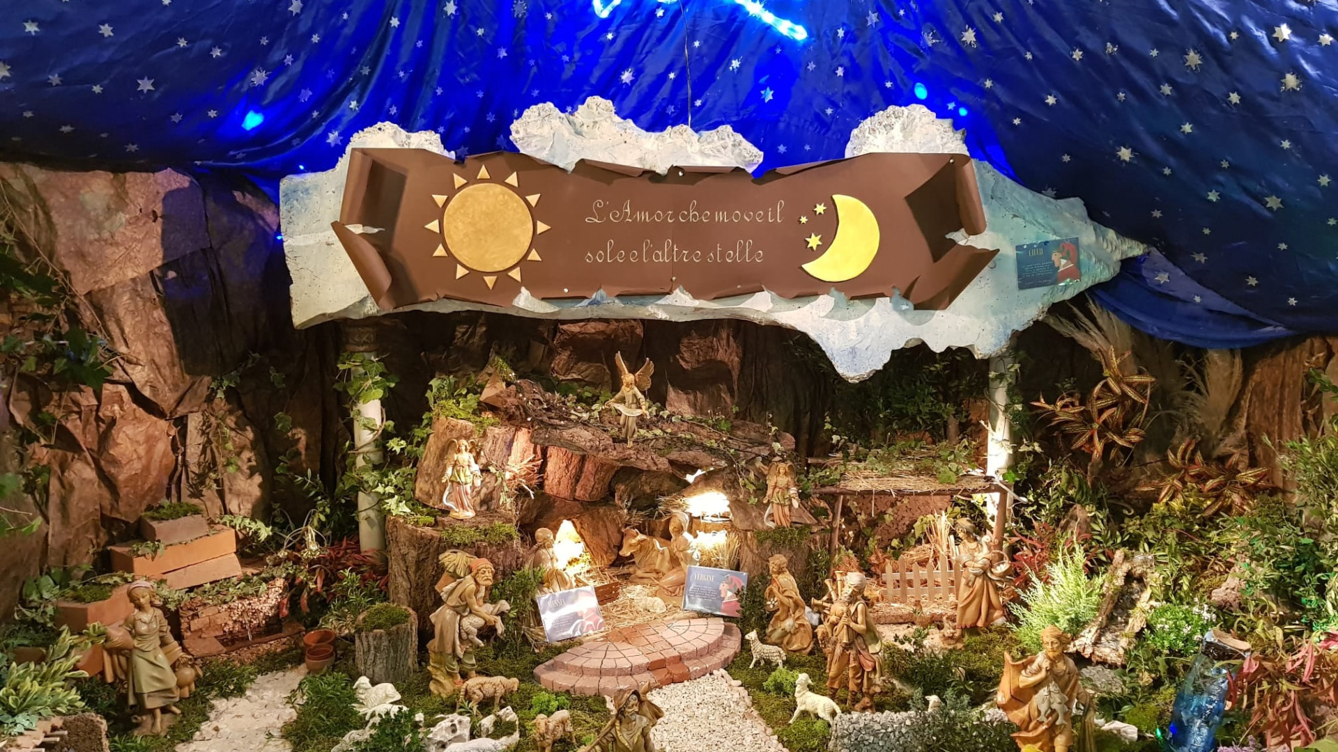 Pontenure, ecco il presepe ispirato alla Divina Commedia: esposto in chiesa