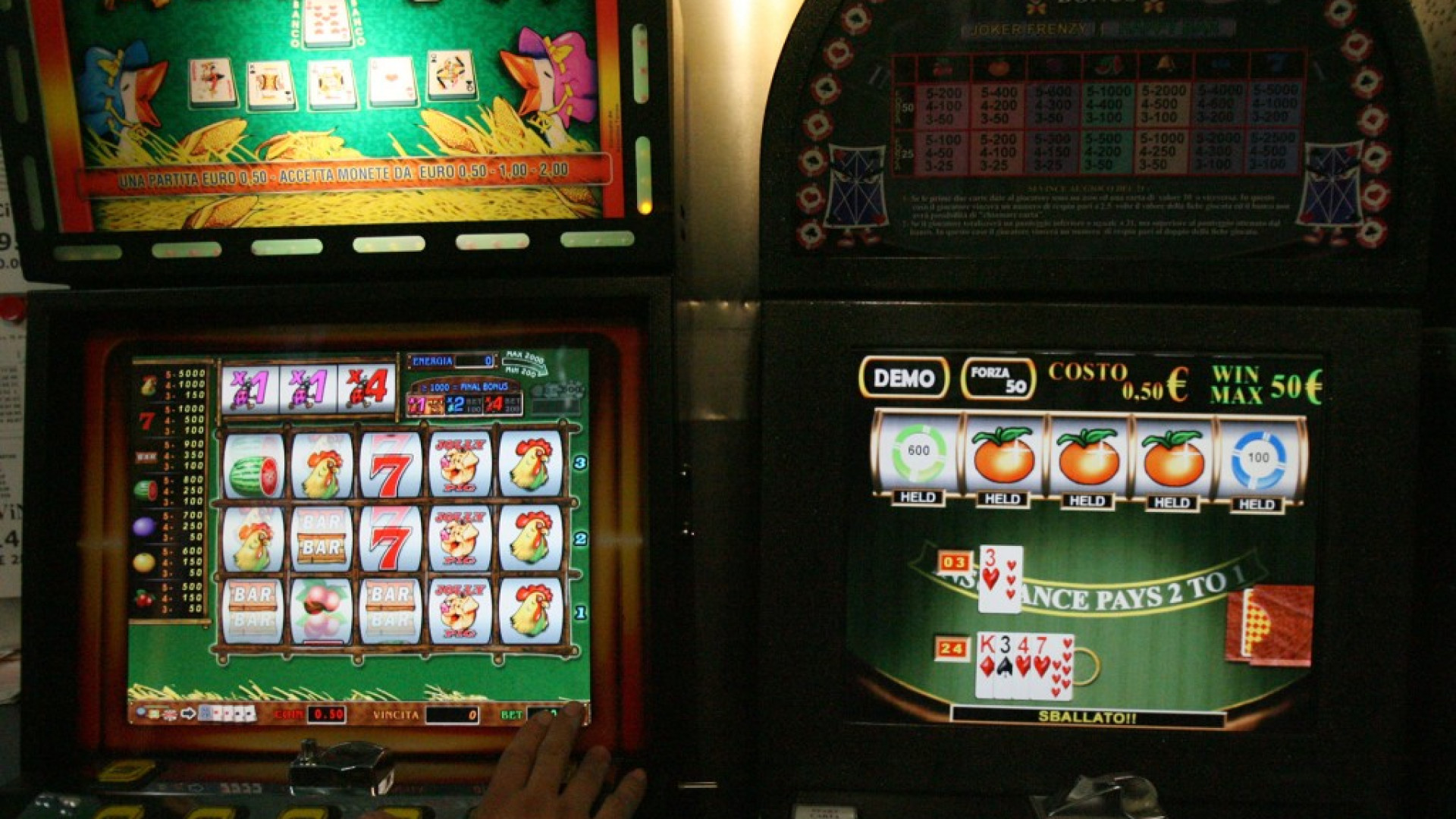 Gioco d'azzardo patologico: nel 2015 a Piacenza 173 pazienti