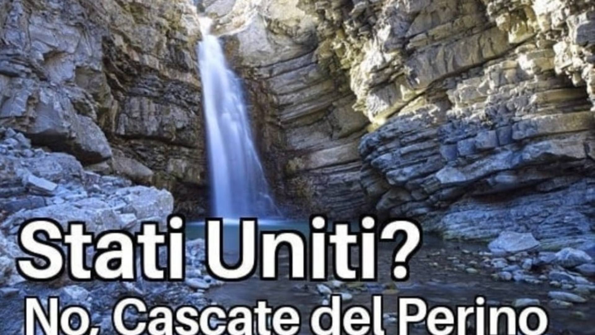 "Stati Uniti? No, cascate del Perino". L'iniziativa di Piacenza Memes