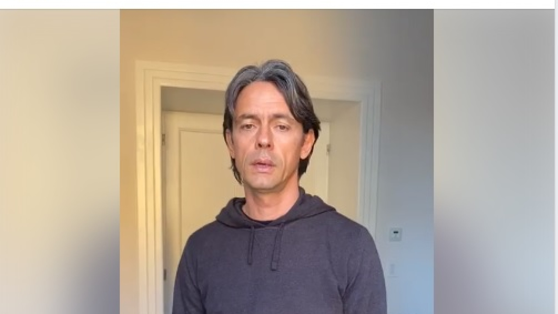 Pippo Inzaghi, donazione e messaggio: "Grazie a medici e sanitari"