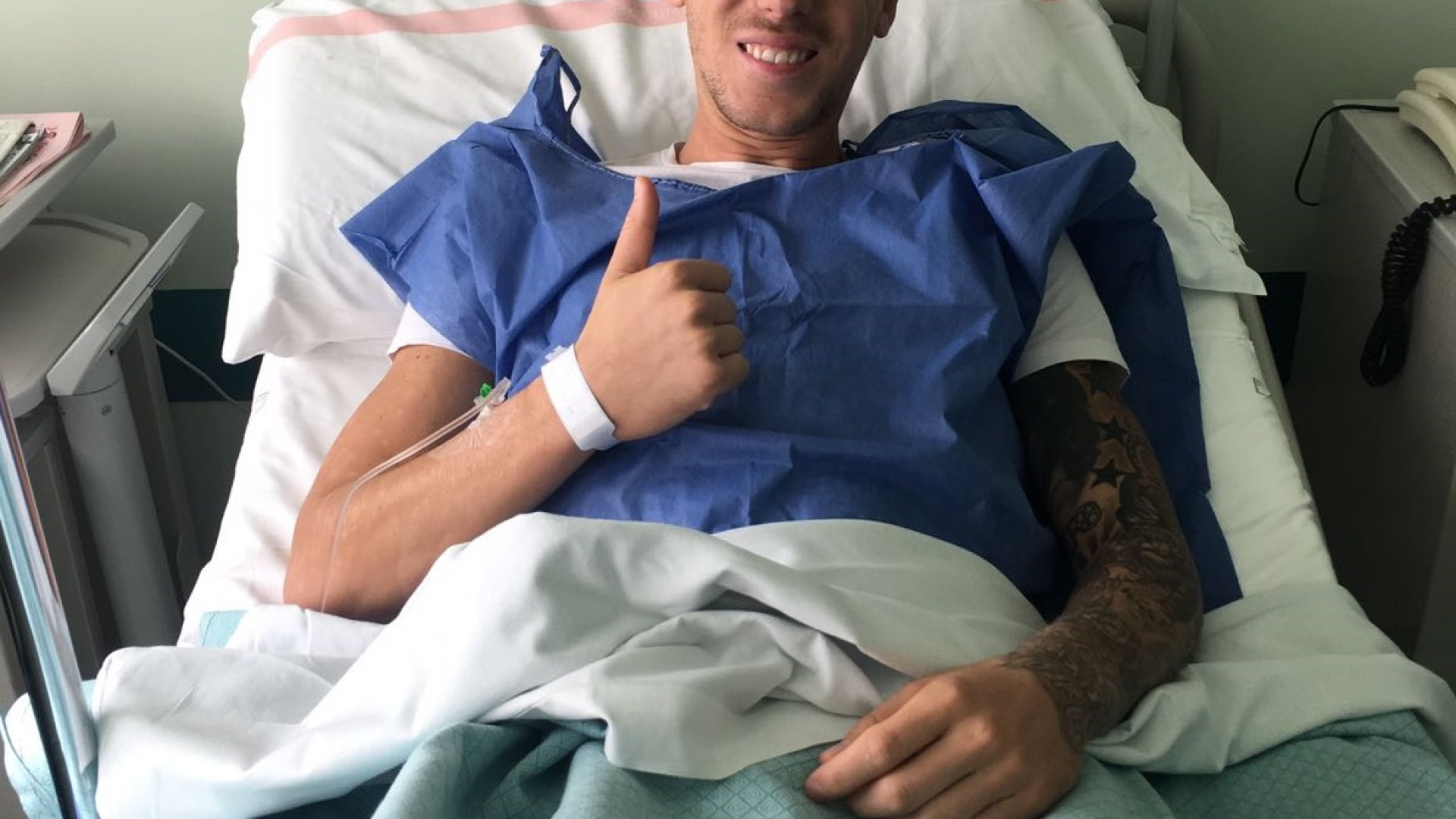 Simone Corazza, ok l'operazione al ginocchio infortunato