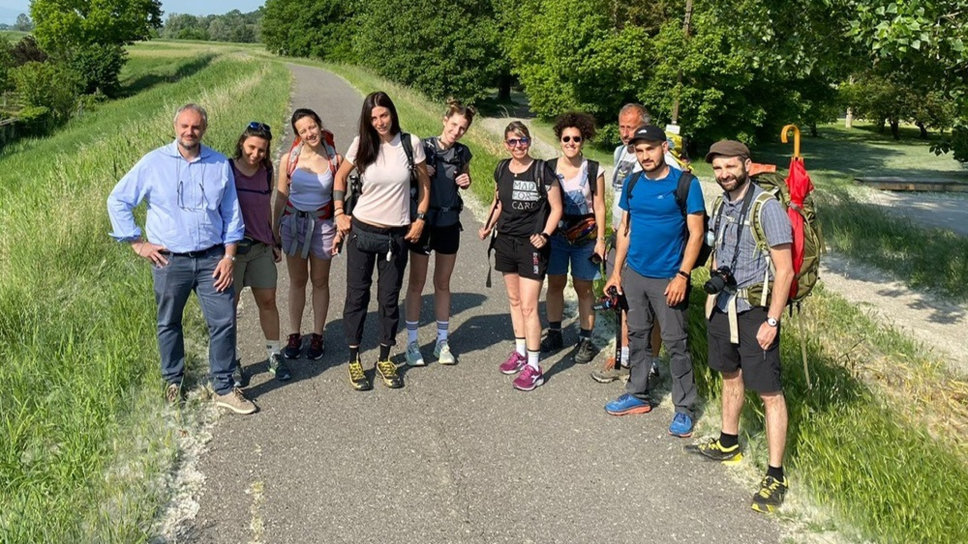 La marcia della moglie di Bonucci per aiutare i bimbi malati fa tappa a Piacenza