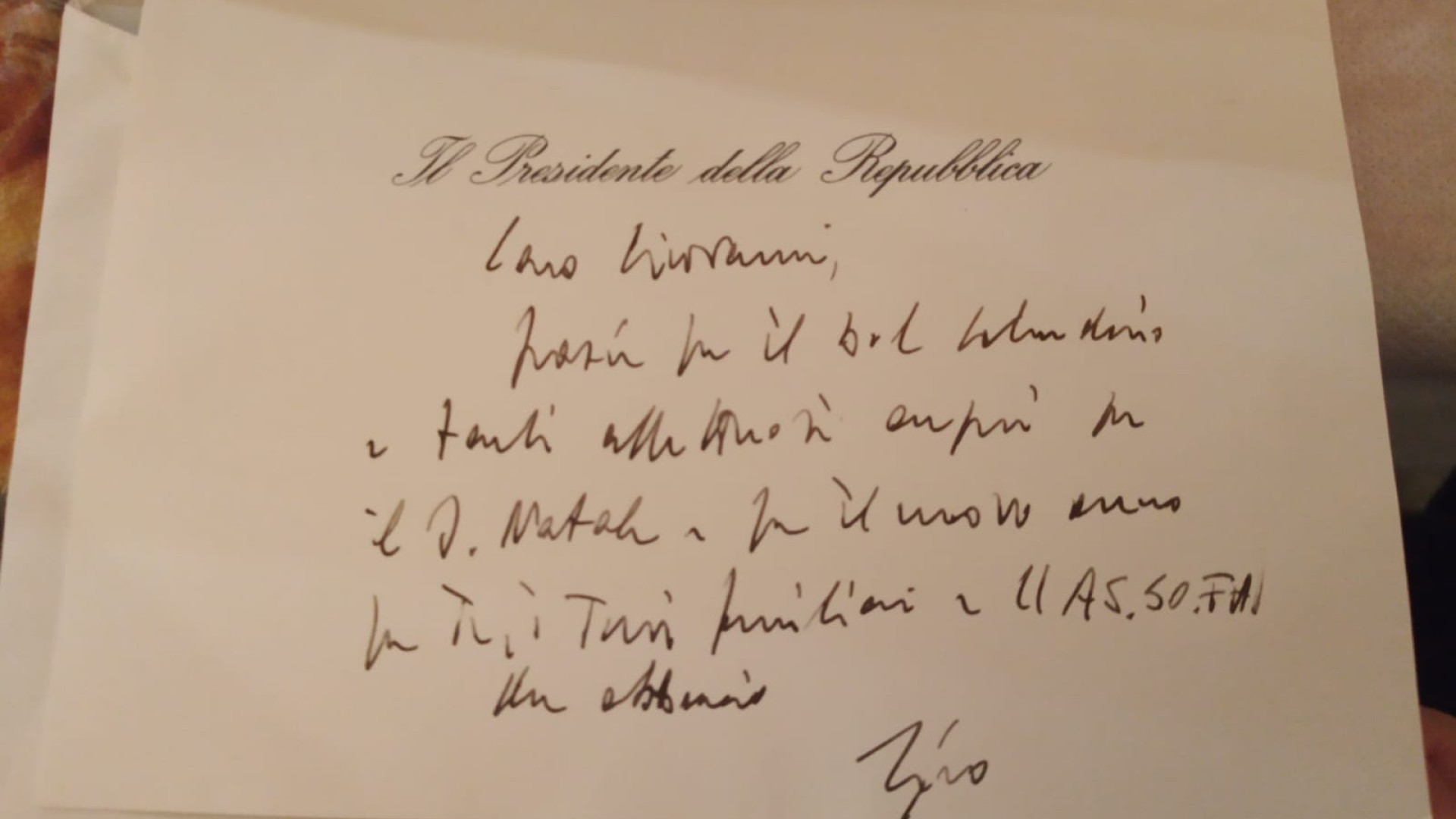 Il presidente Mattarella scrive ad Assofa: "Grazie per il bel calendario"