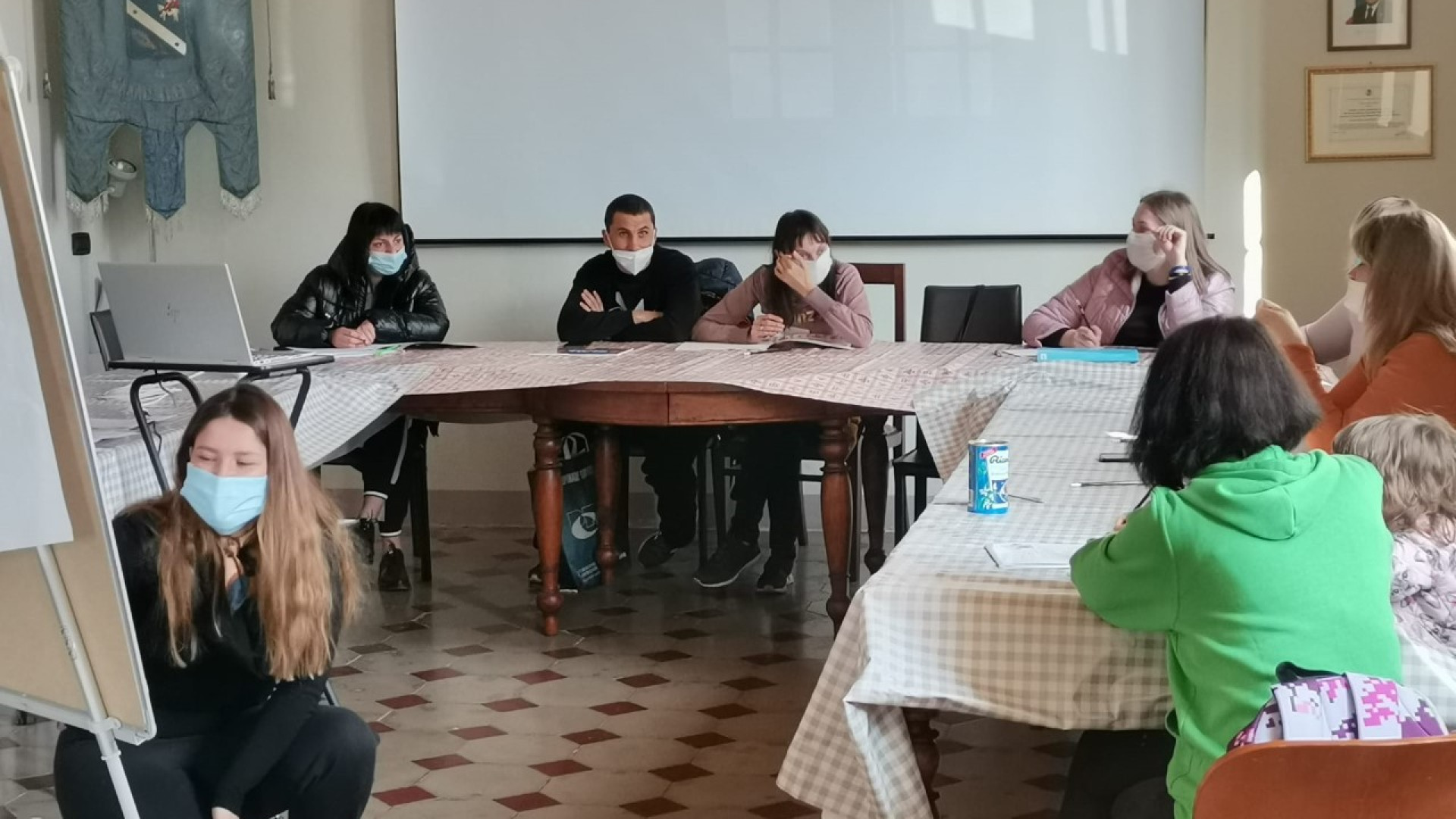 Gragnano, partito il corso di italiano per i profughi ucraini: "Sono entusiasti"