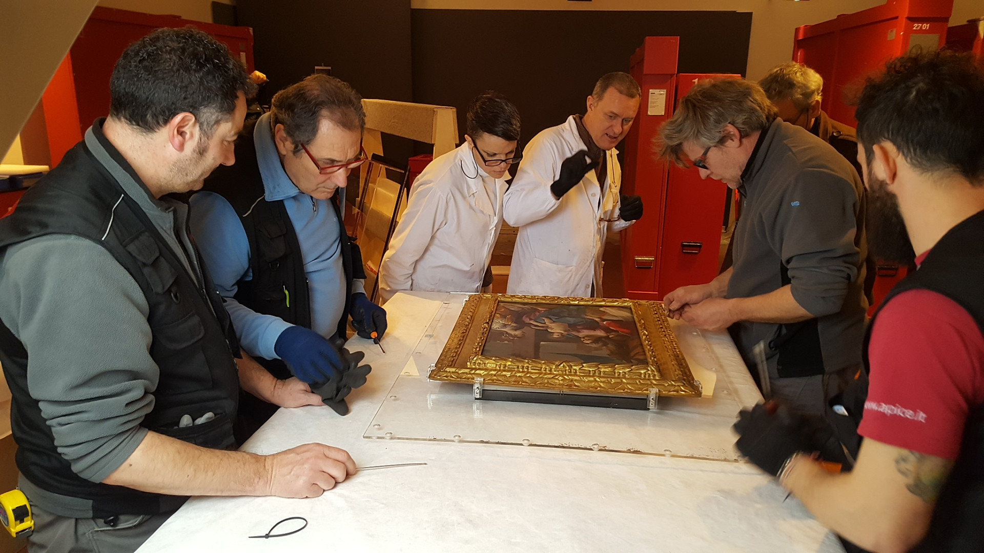In anteprima le opere in mostra a Piacenza, arrivate a palazzo Farnese