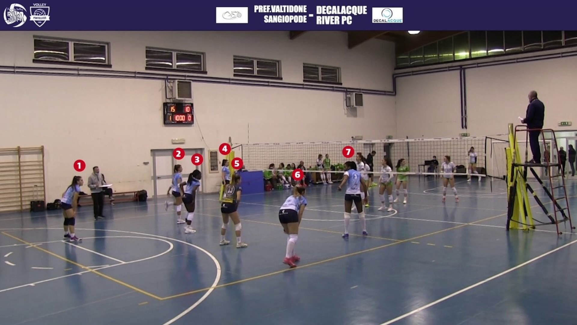 Volley, ricorso Decalacque River: avversarie in campo in sette giocatrici