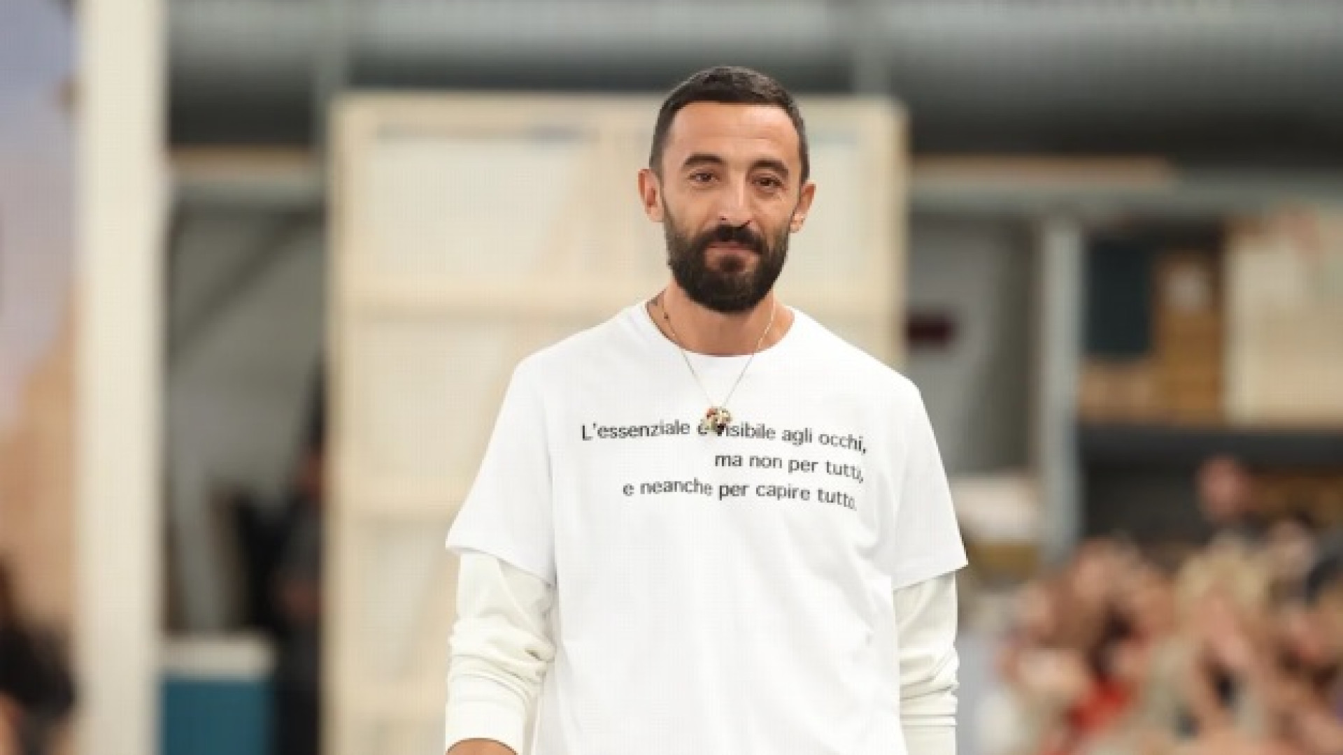 Il piacentino Chiapponi saluta il marchio Tod's tra |gli applausi di Sharon Stone