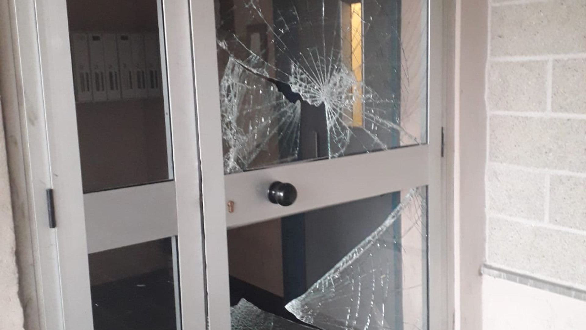 Sabato notte di pura follia in via Marinai d'Italia, vandali distruggono portoni dei palazzi e auto in sosta