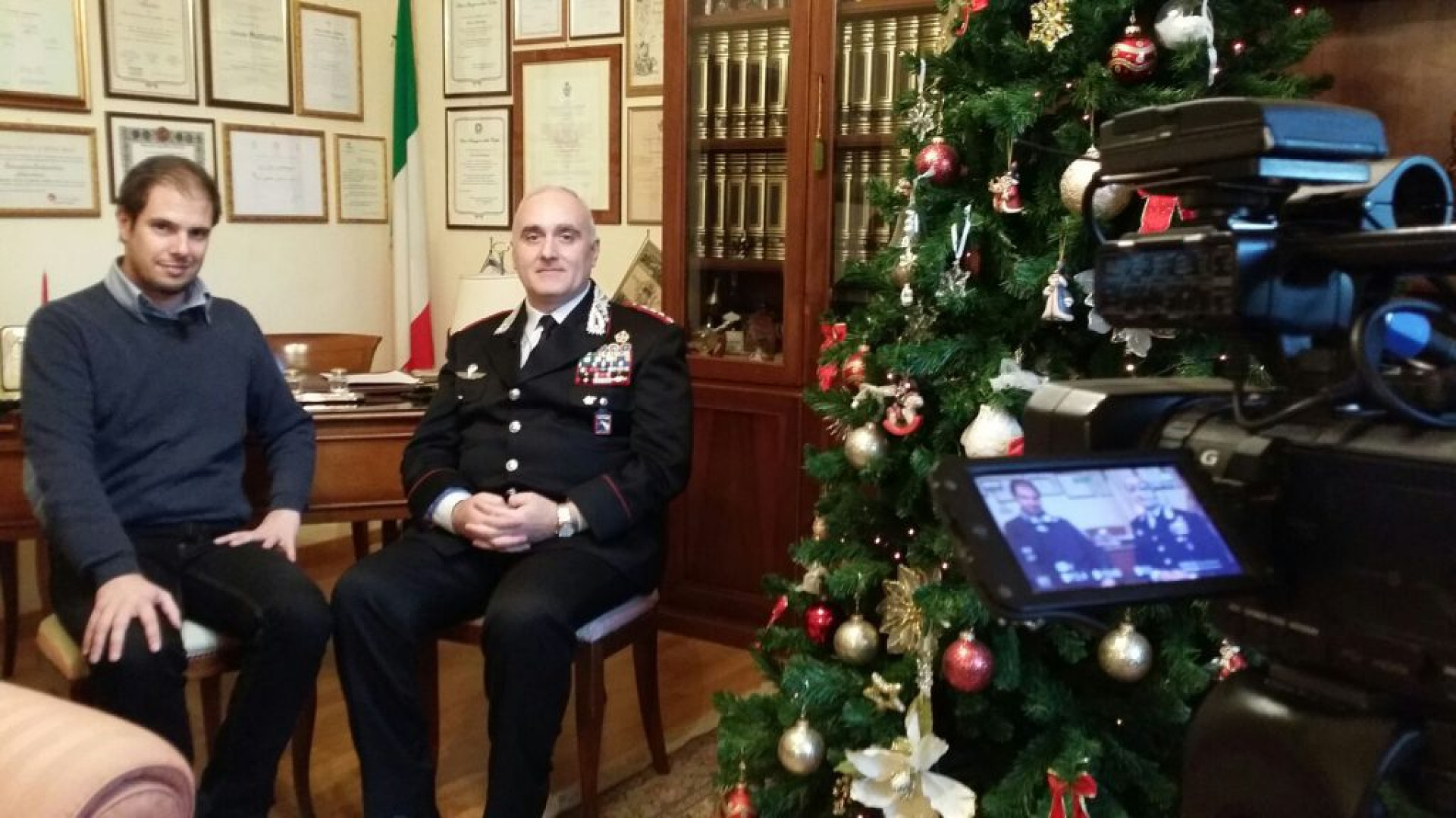 Il comandante Scattaretico al Tgl Più: "Risolto il 100% di rapine e omicidi"