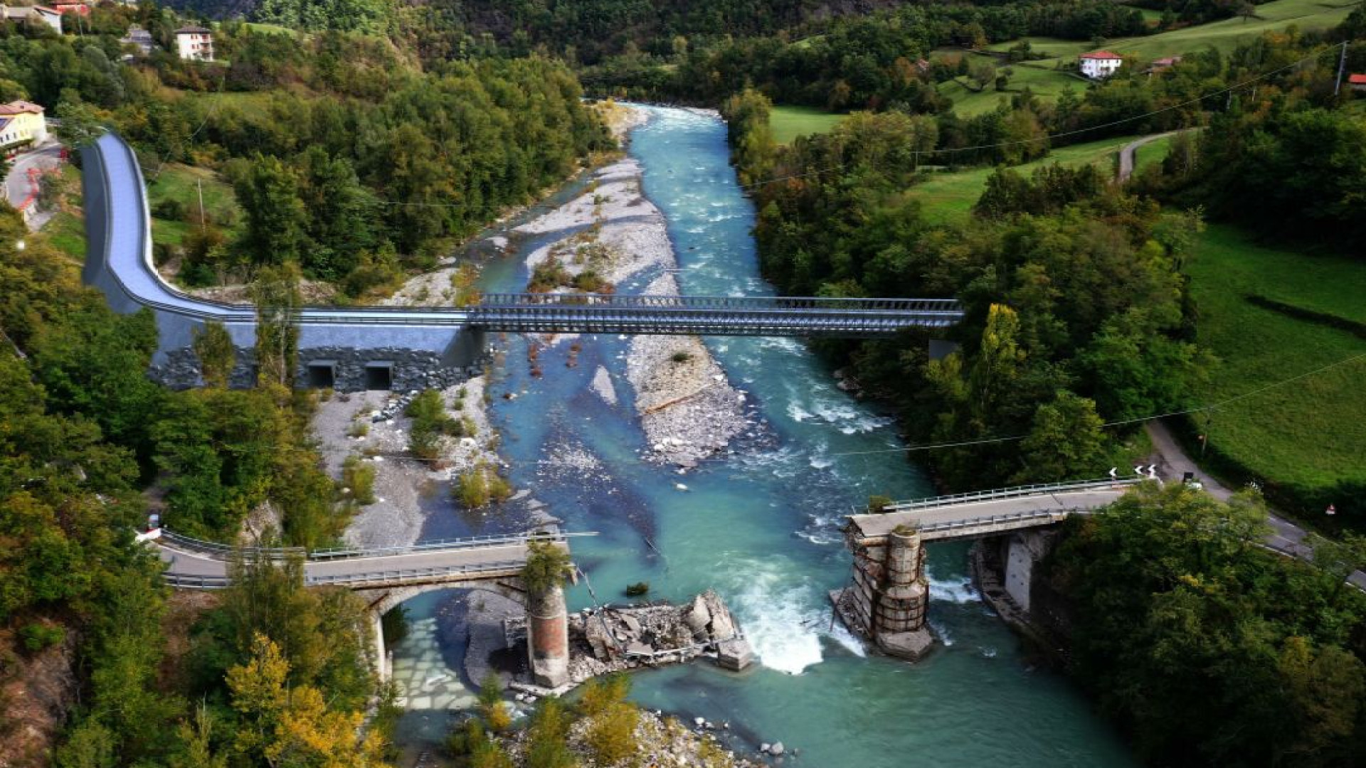 Anas sui ritardi per il ponte Lenzino provvisorio: "Strada alternativa fino al 25 giugno"