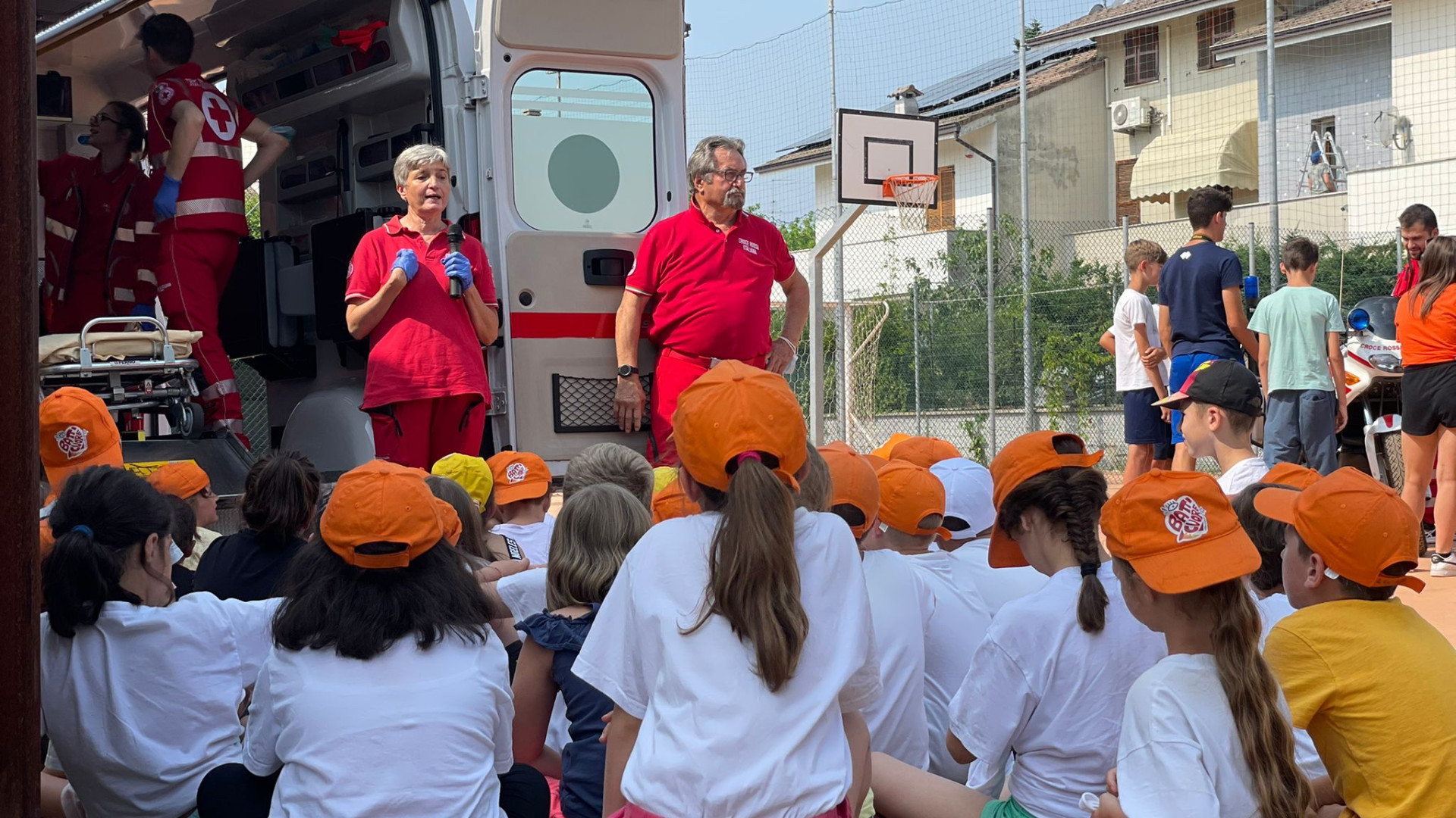 Grest Sant'Antonio, lezione di primo soccorso con i volontari Cri per 70 ragazzi
