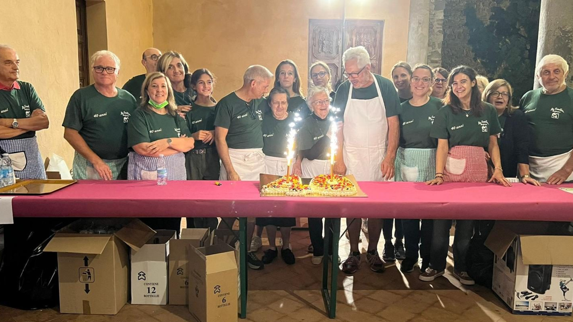 Ra Familia Bubieiza compie 40 anni e festeggia con la sua maccheronata sotto le stelle