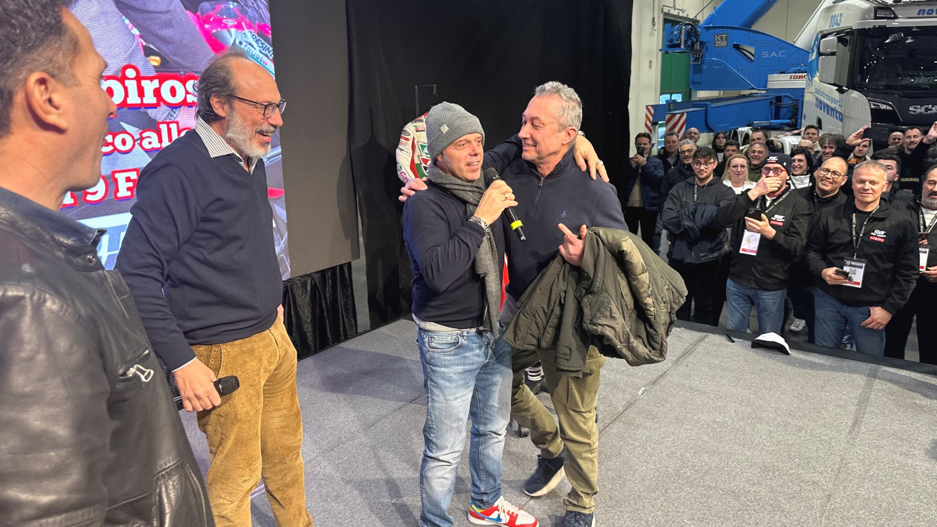 Capirossi, Reggiani, Meda e Cereghini tra gli undicimila visitatori di Moto Expo