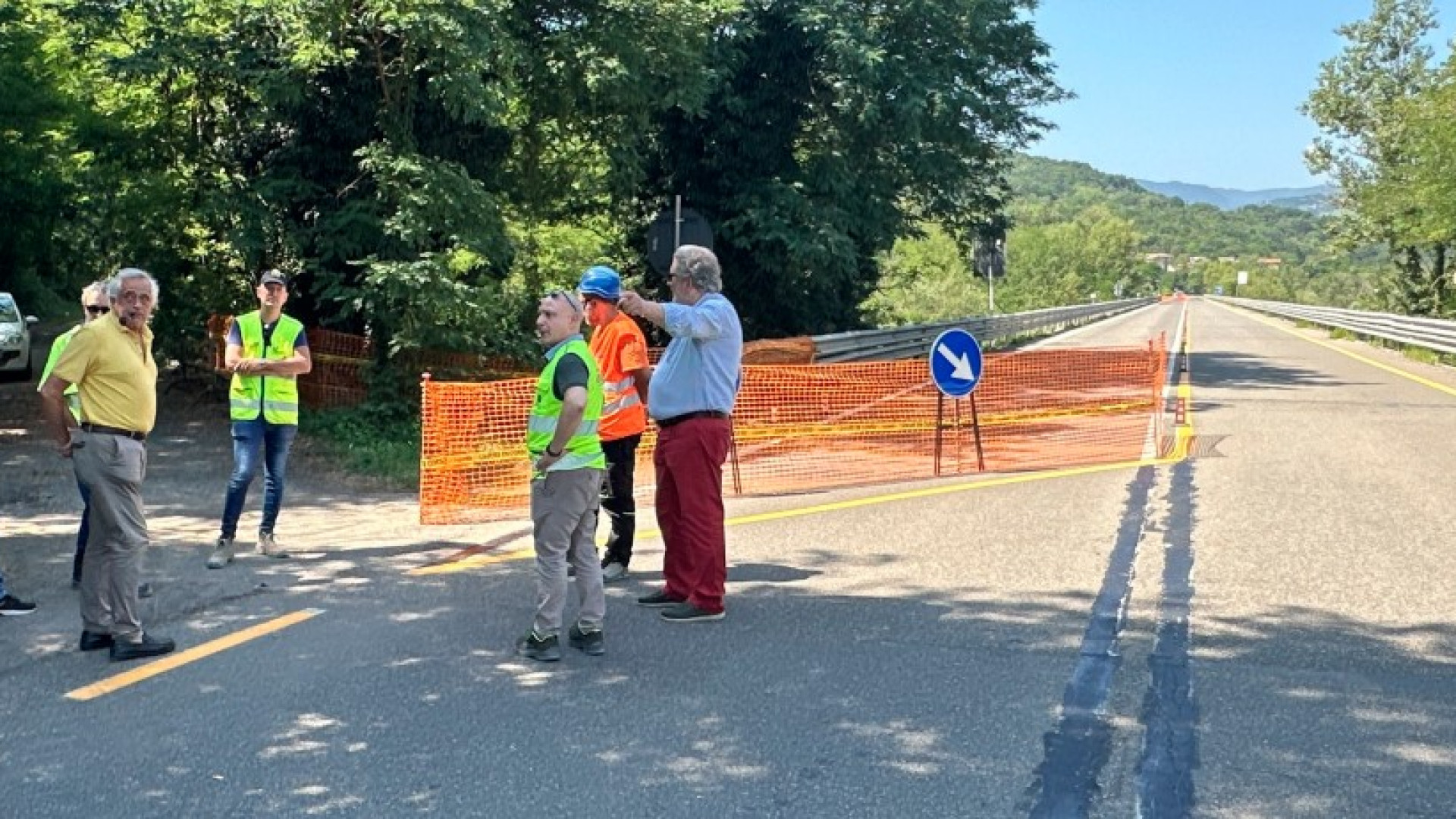 Via al cantiere a Cassolo, sopralluogo sulla ex "45". "Può reggere il traffico"