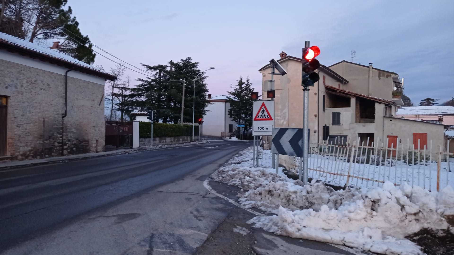 Alta Val Tidone, nuovo semaforo in funzione sulla Statale 412