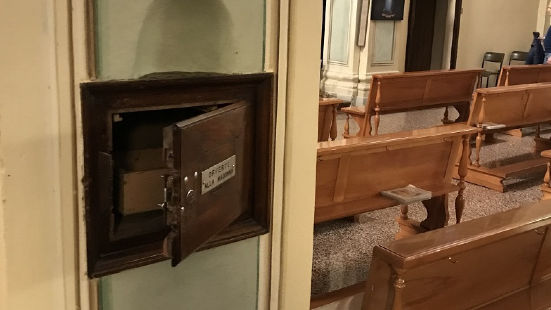 Roveleto, divelte le cassette delle offerte al Santuario: nel bottino pochi centesimi