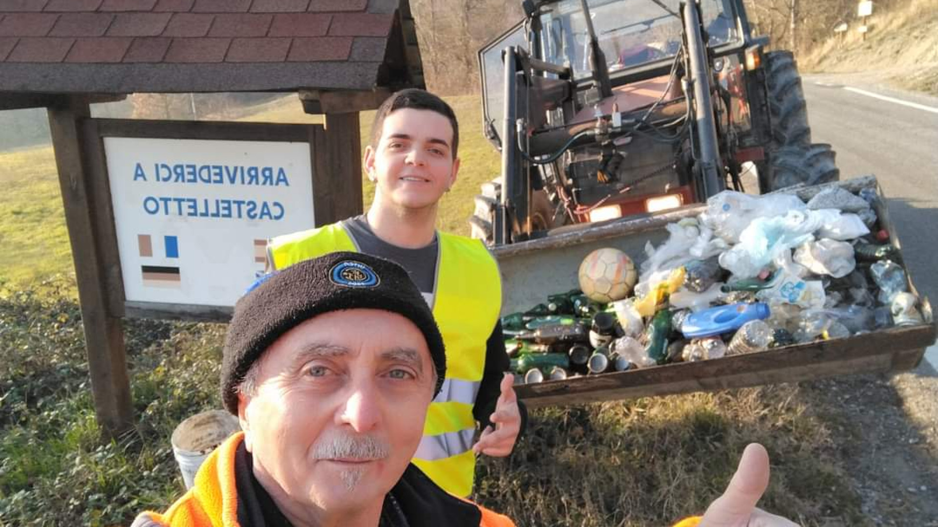 Castelletto ripulita dai rifiuti grazie al volontariato. Raccolte 153 bottiglie