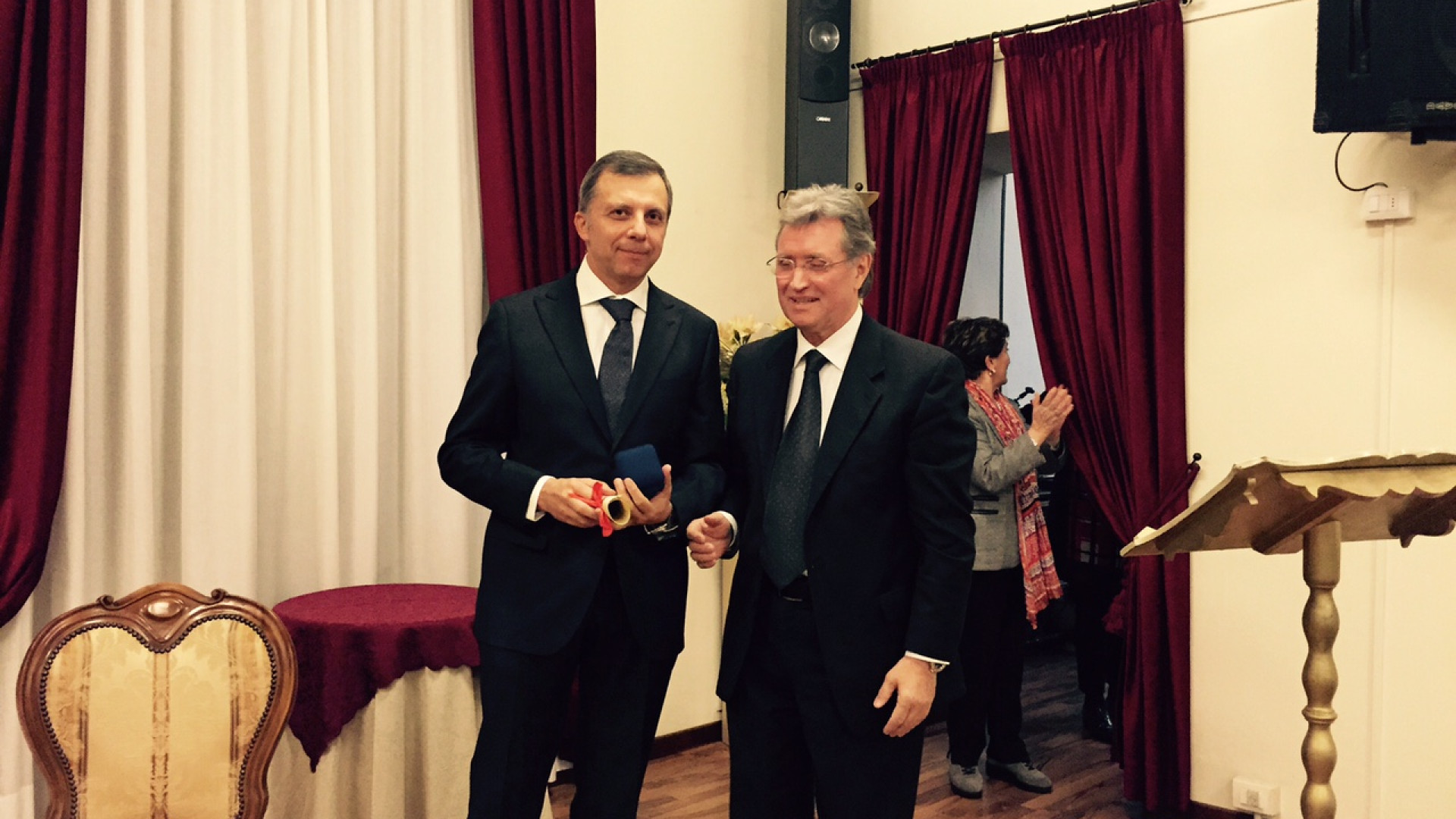 Daniele Vallisa Piacentino benemerito. "Merito del lavoro d'equipe"