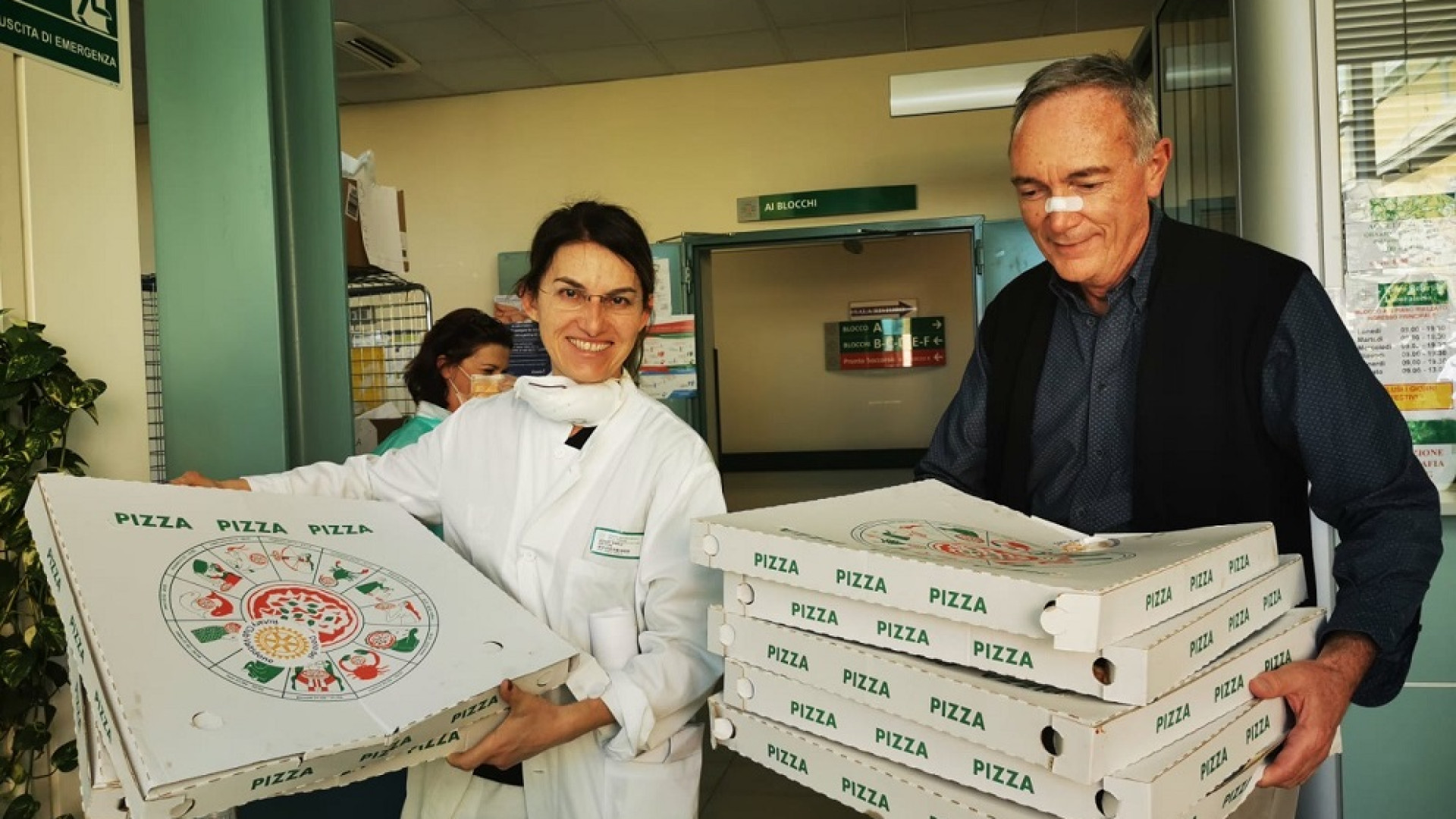 Pizza e caffè per l'ospedale:  il grande cuore del Rotary Club Valtidone
