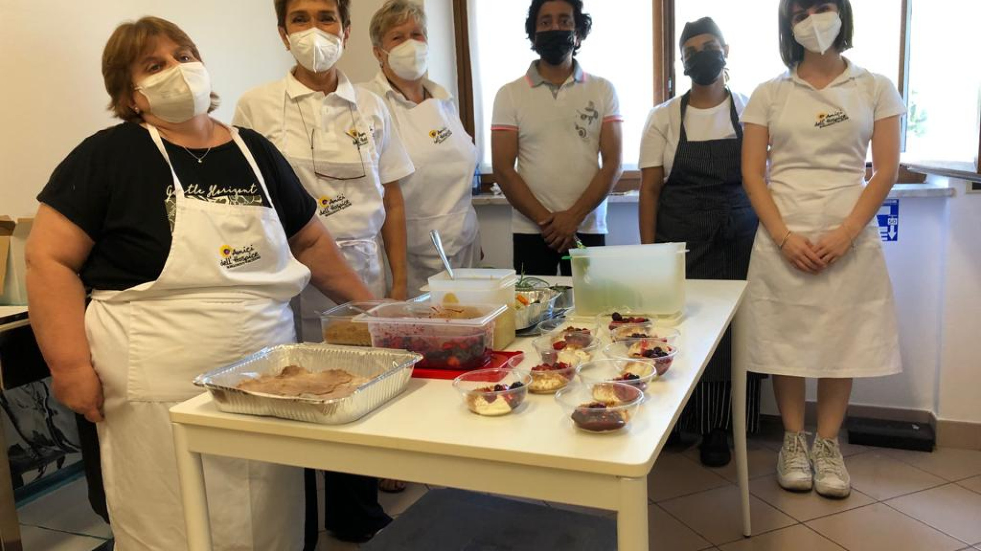 Borgonovo, l'hospice apre le porte ai pranzi per ospiti e operatori: Rames ai fornelli