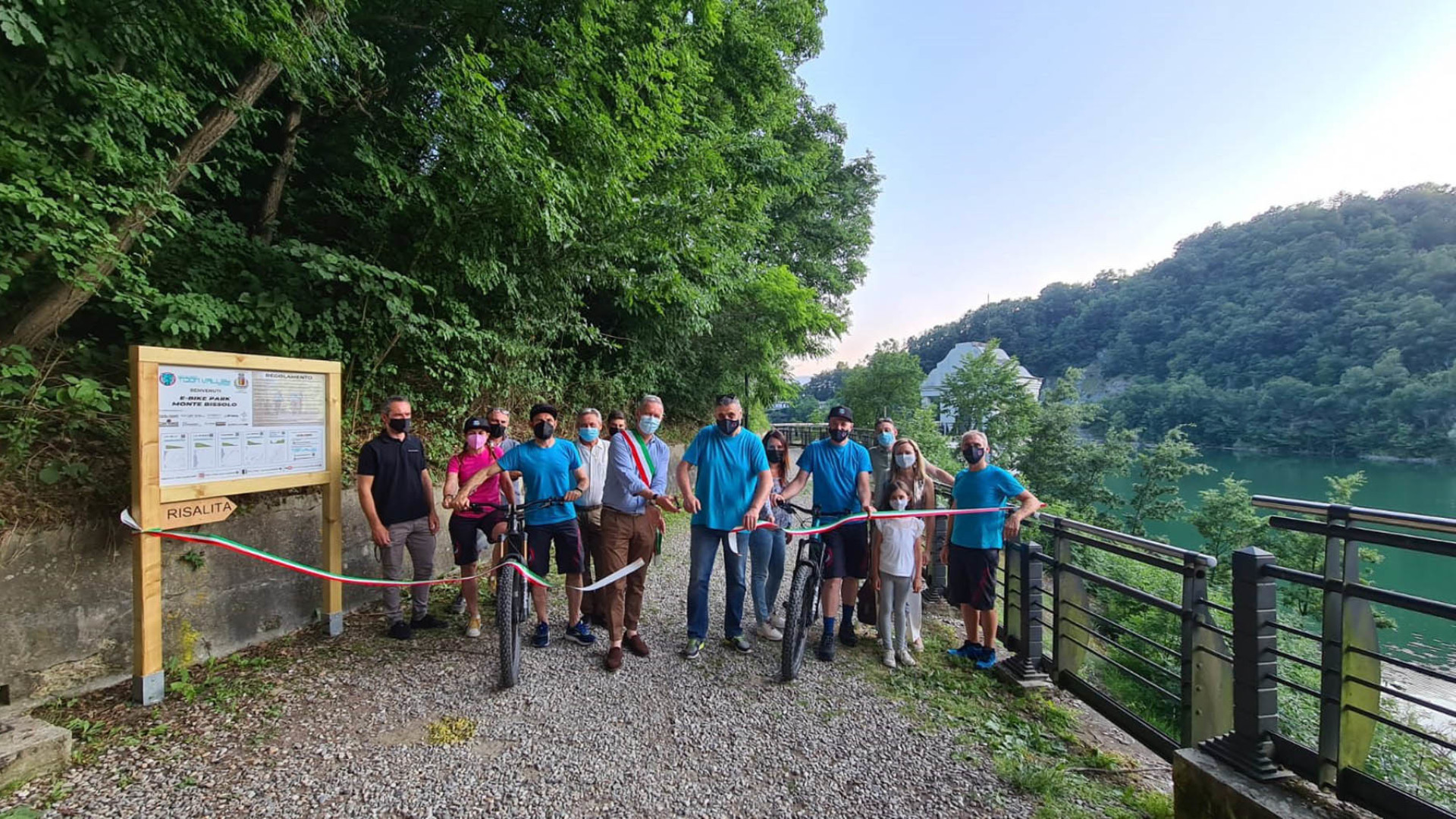 E-bike Monte Bissolo: in Val Tidone inaugurato il primo park con cinque percorsi
