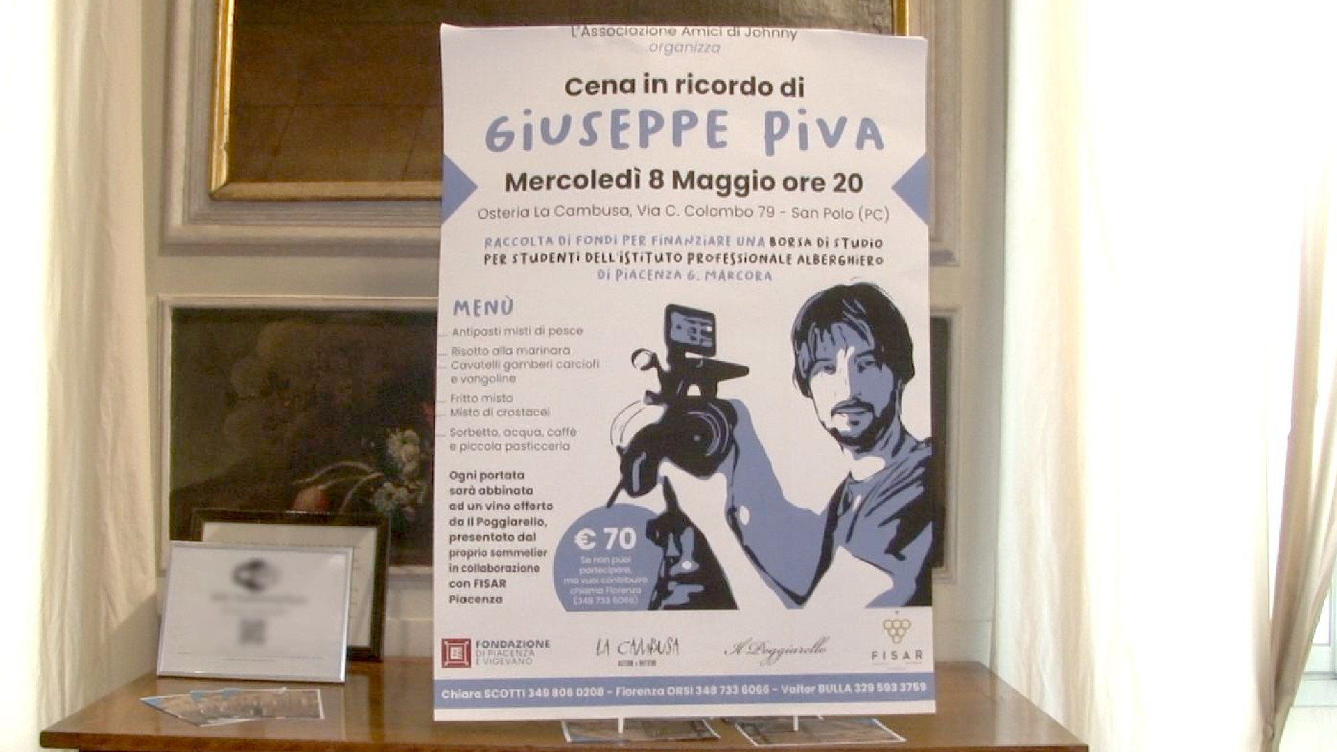 Nasce “Gli amici di Johnny”, associazione in memoria di Giuseppe Piva