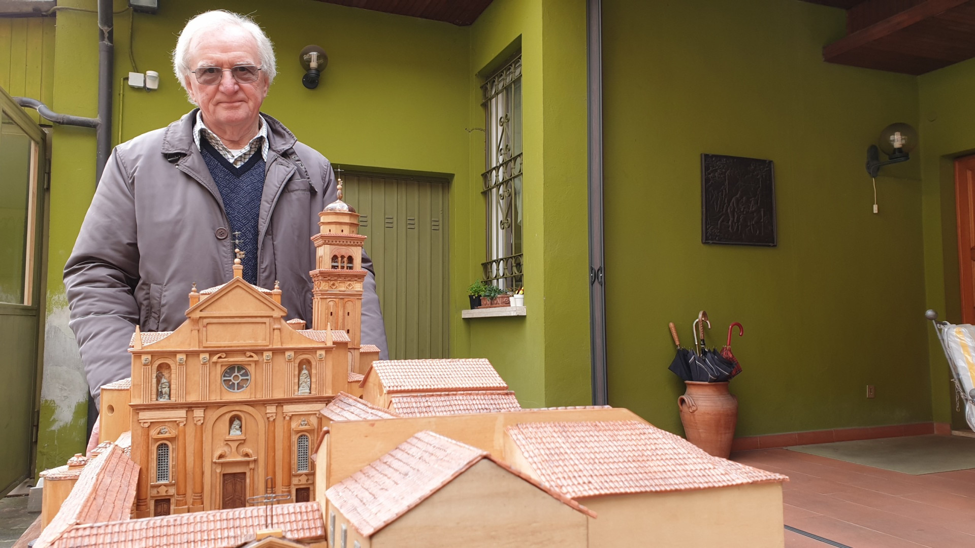 Il complesso di San Sisto in legno. Ennesima magia del modellista Savi