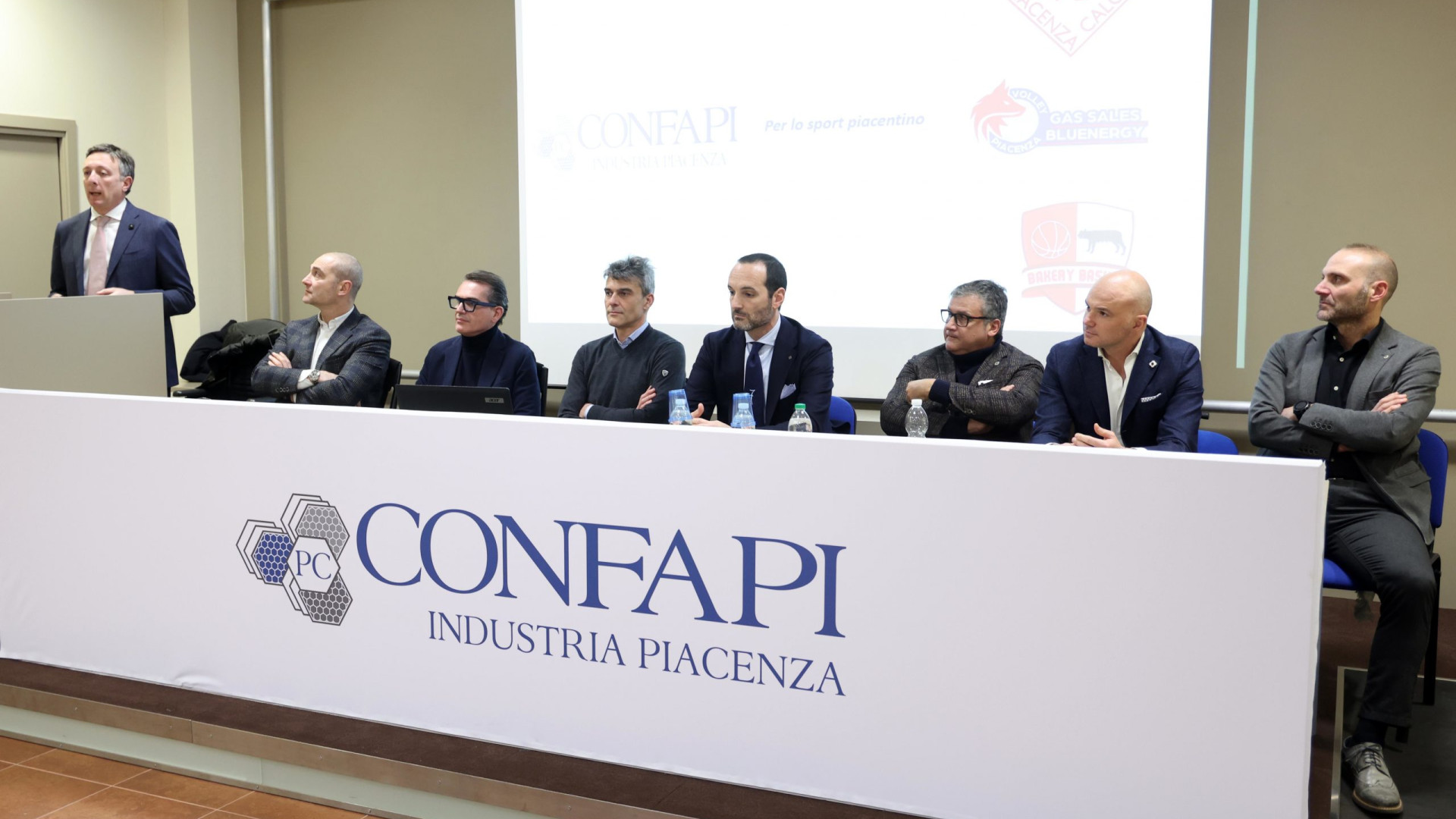 Presentazione a Confapi Industria per il nuovo Piacenza Calcio
