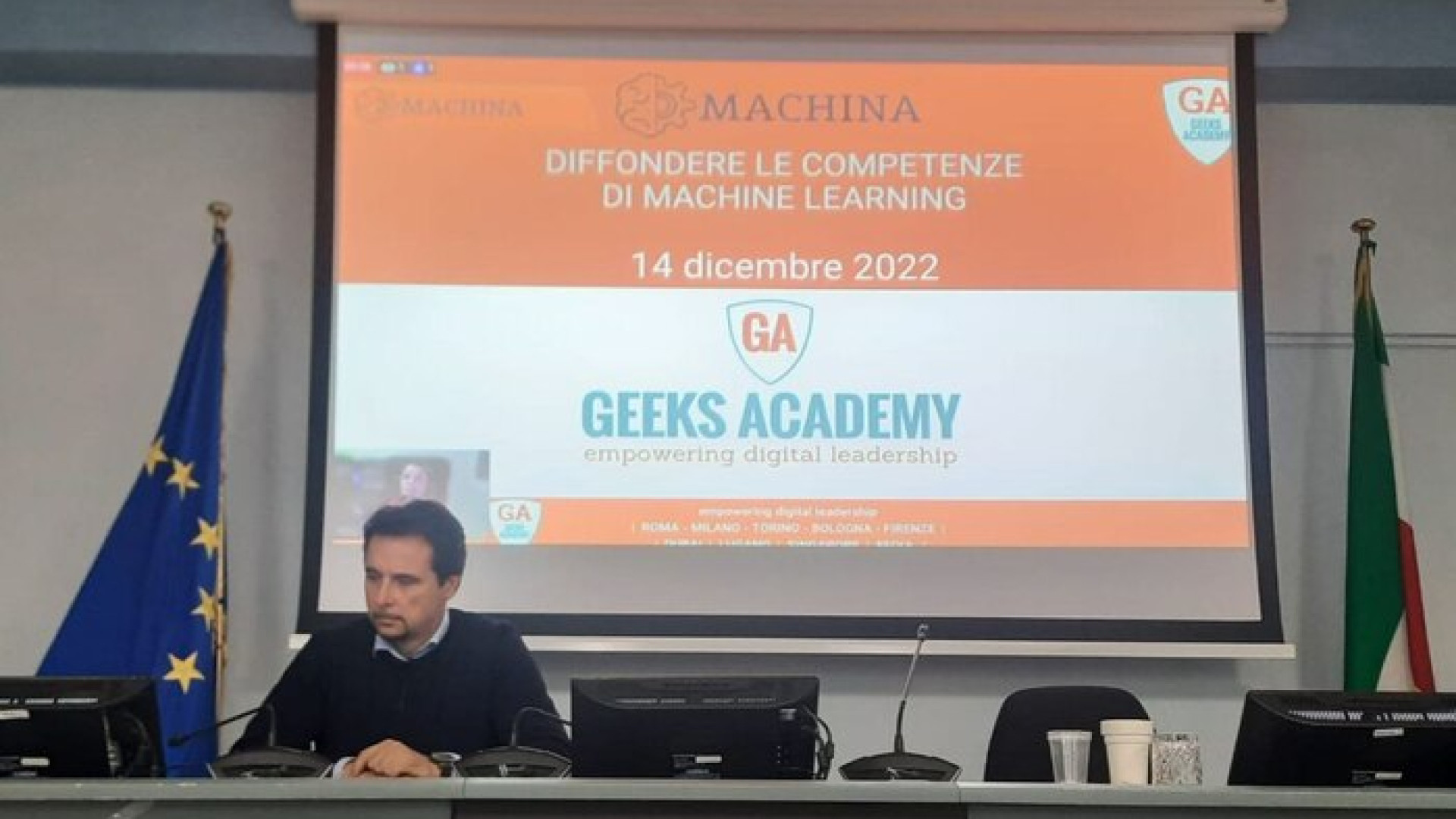 Geeks Academy presenta presso la Commissione Europea i risultati del progetto MACHINA
