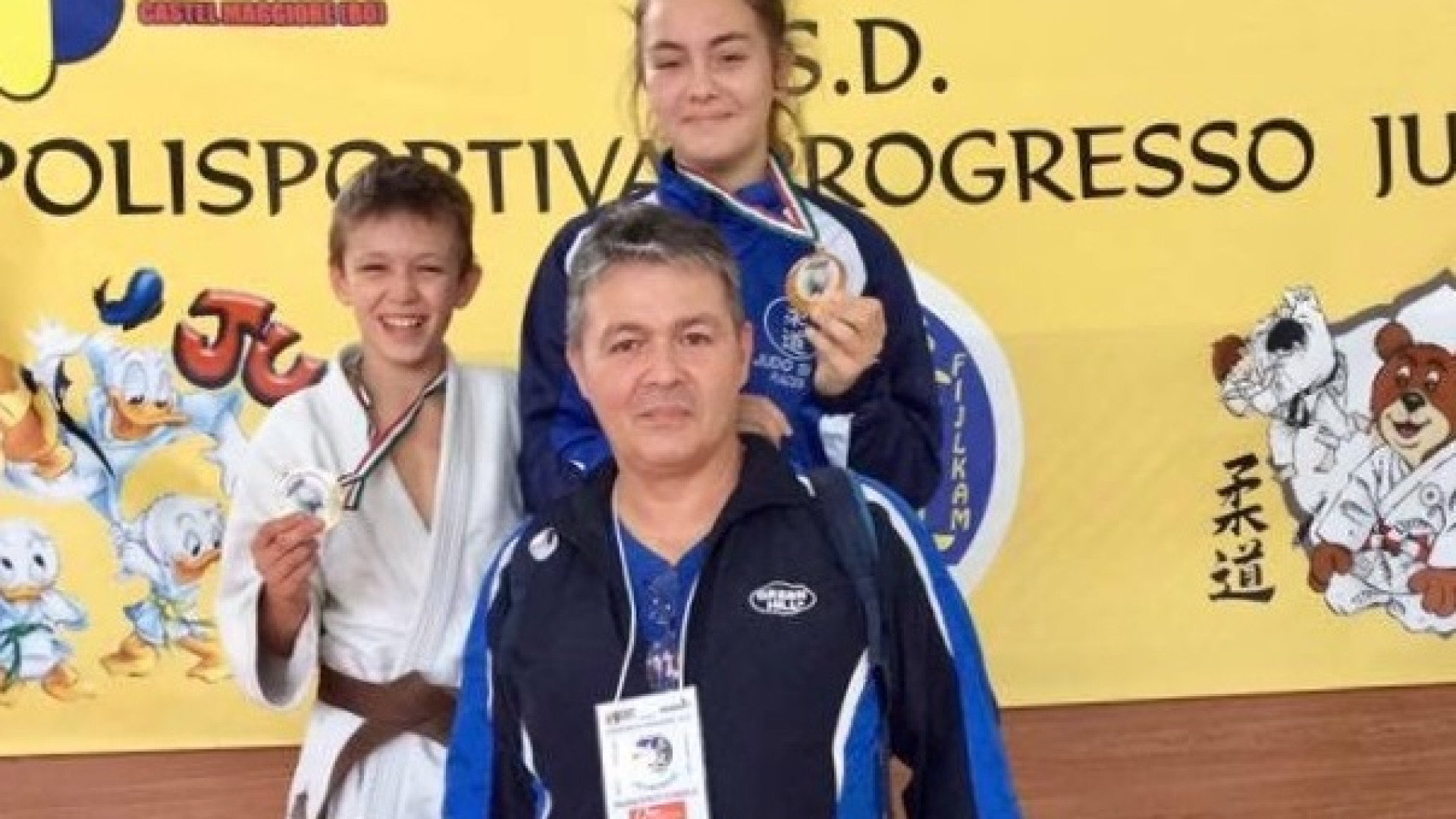 Doppio oro, con Francesca Trongone e Thomas Sassi, per la palestra Judo Shiai