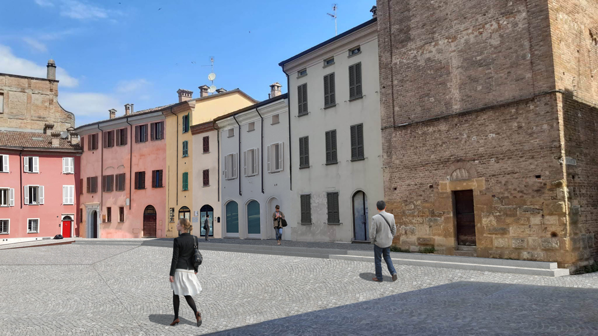 A Fiorenzuola piazza Molinari tornerà all'antico: lavori pagati da un privato