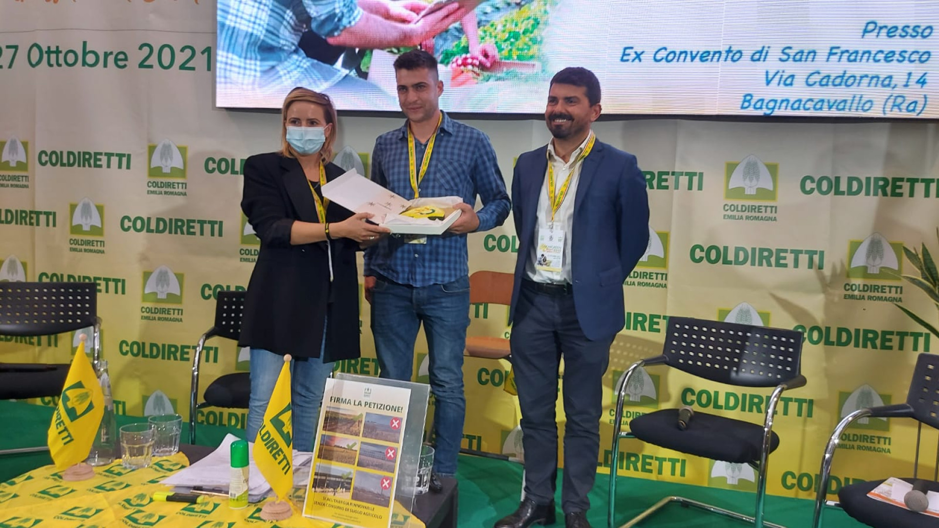 Oscar green, premiata la "agricoltura eroica" del piacentino Francesco Azzoni