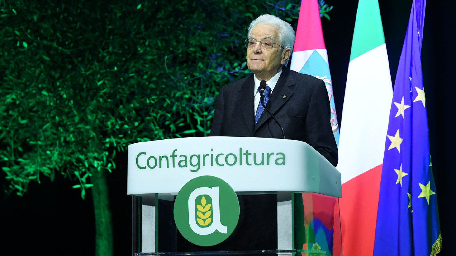 Vertici piacentini di Confagricoltura Piacenza in assemblea nazionale con Mattarella