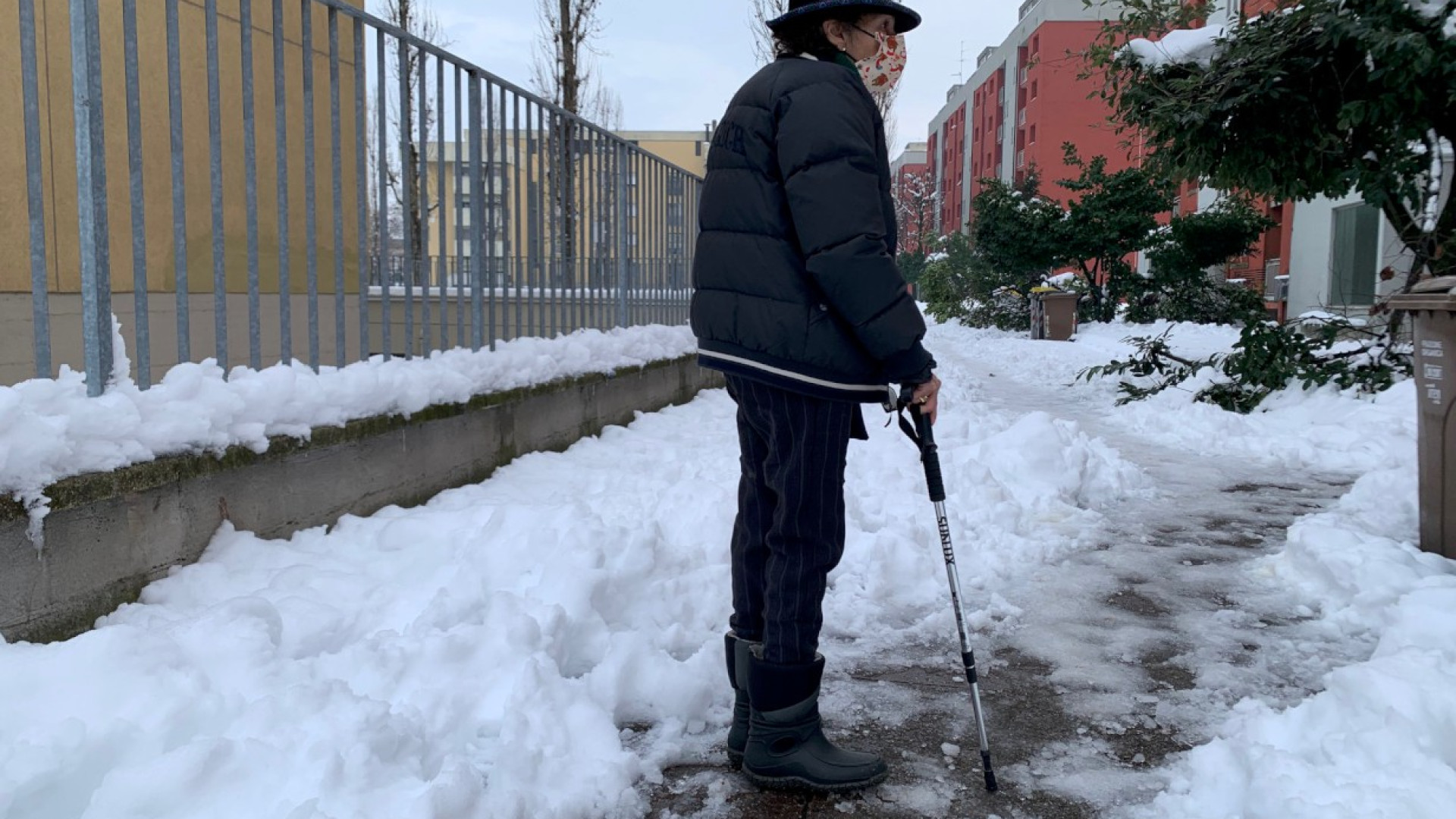 Alberi caduti e strade impraticabili, anziani: "Siamo ostaggi del ghiaccio". In città ancora disagi