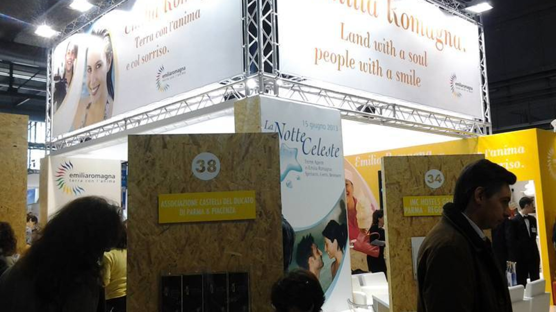 Piacenza alla Bit di Milano a Febbraio con il cartello di aziende per Expo 2015