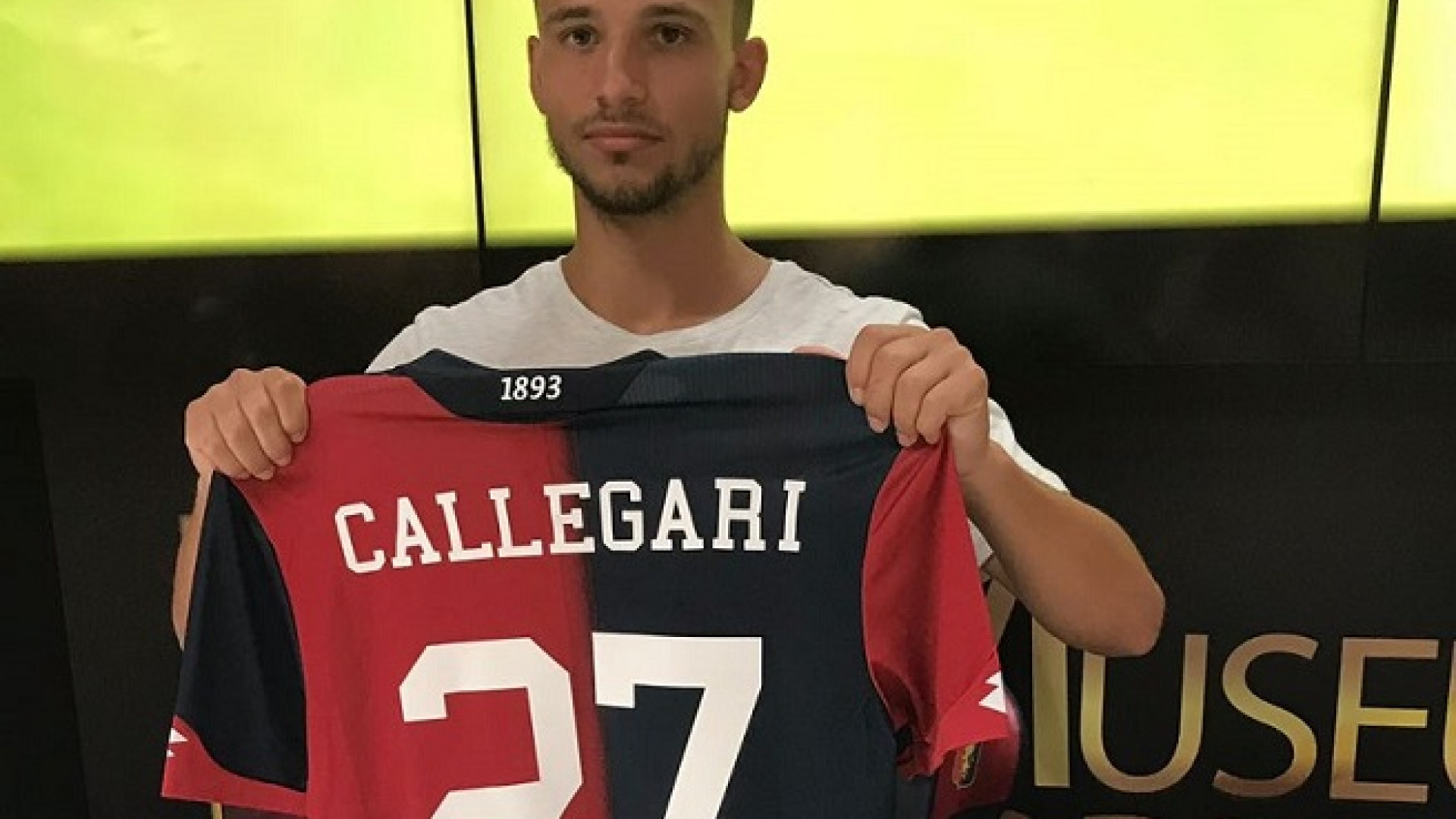 Il talento di origini piacentine Callegari è stato presentato dal Genoa