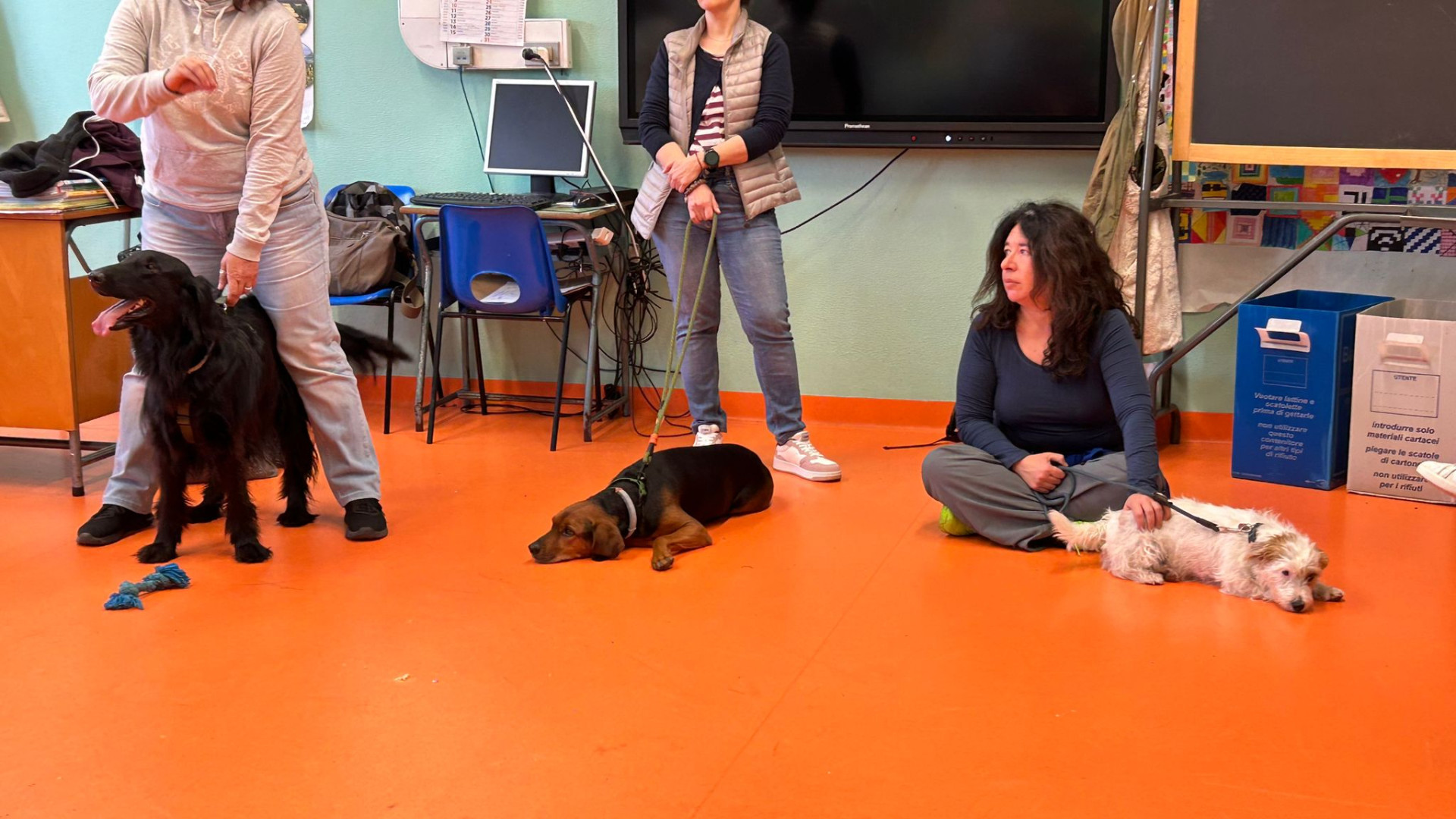 Rotary Fiorenzuola, Pet Therapy nella scuola primaria con gli amici pelosi