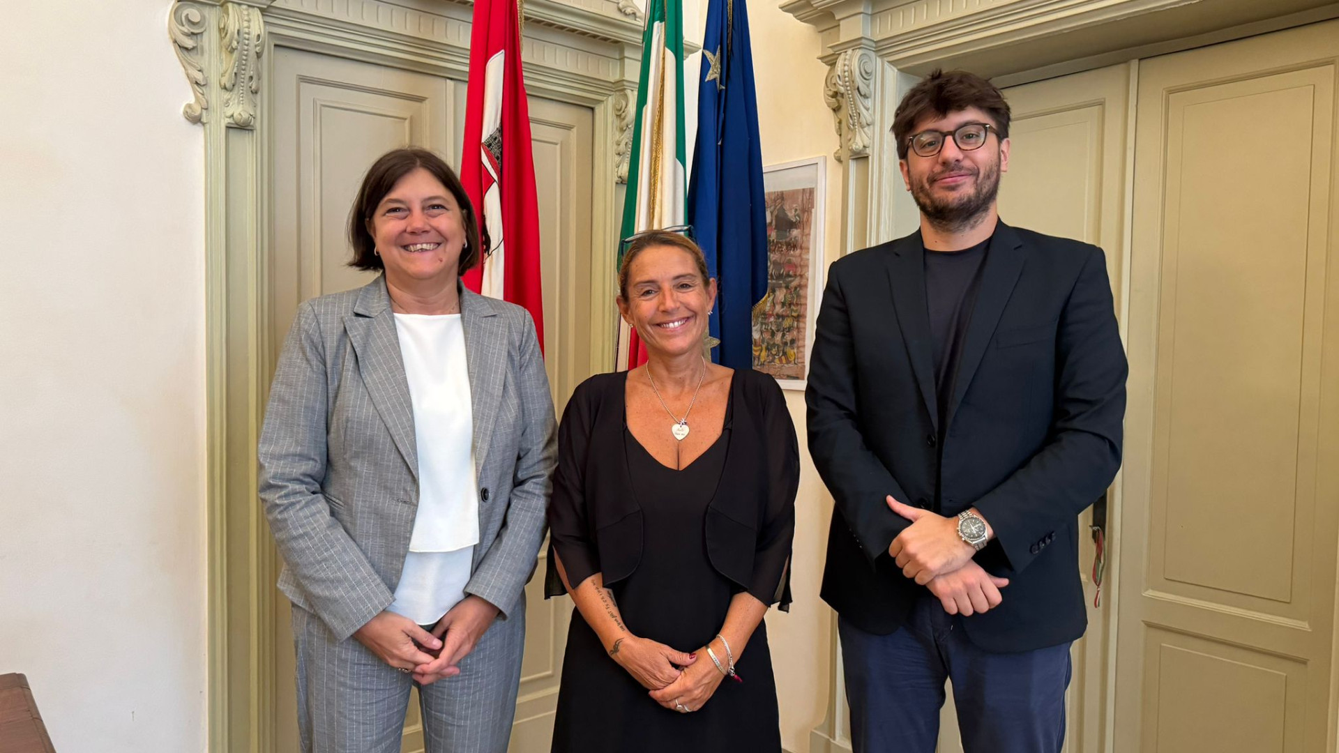 La rettrice della Cattolica Elena Beccalli ricevuta in Comune: ecco i progetti