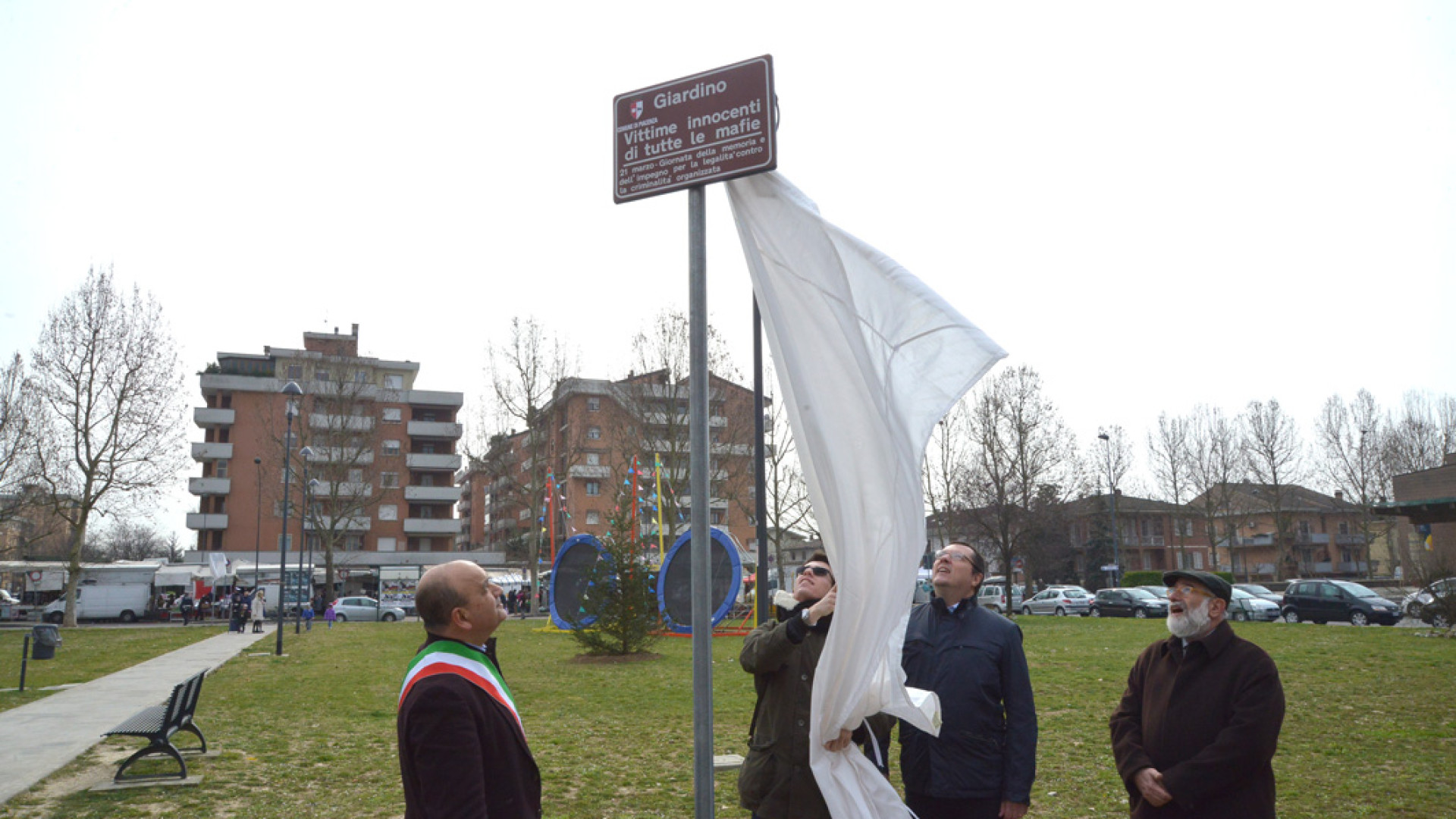 Besurica: giardino dedicato alle vittime innocenti di tutte le mafie