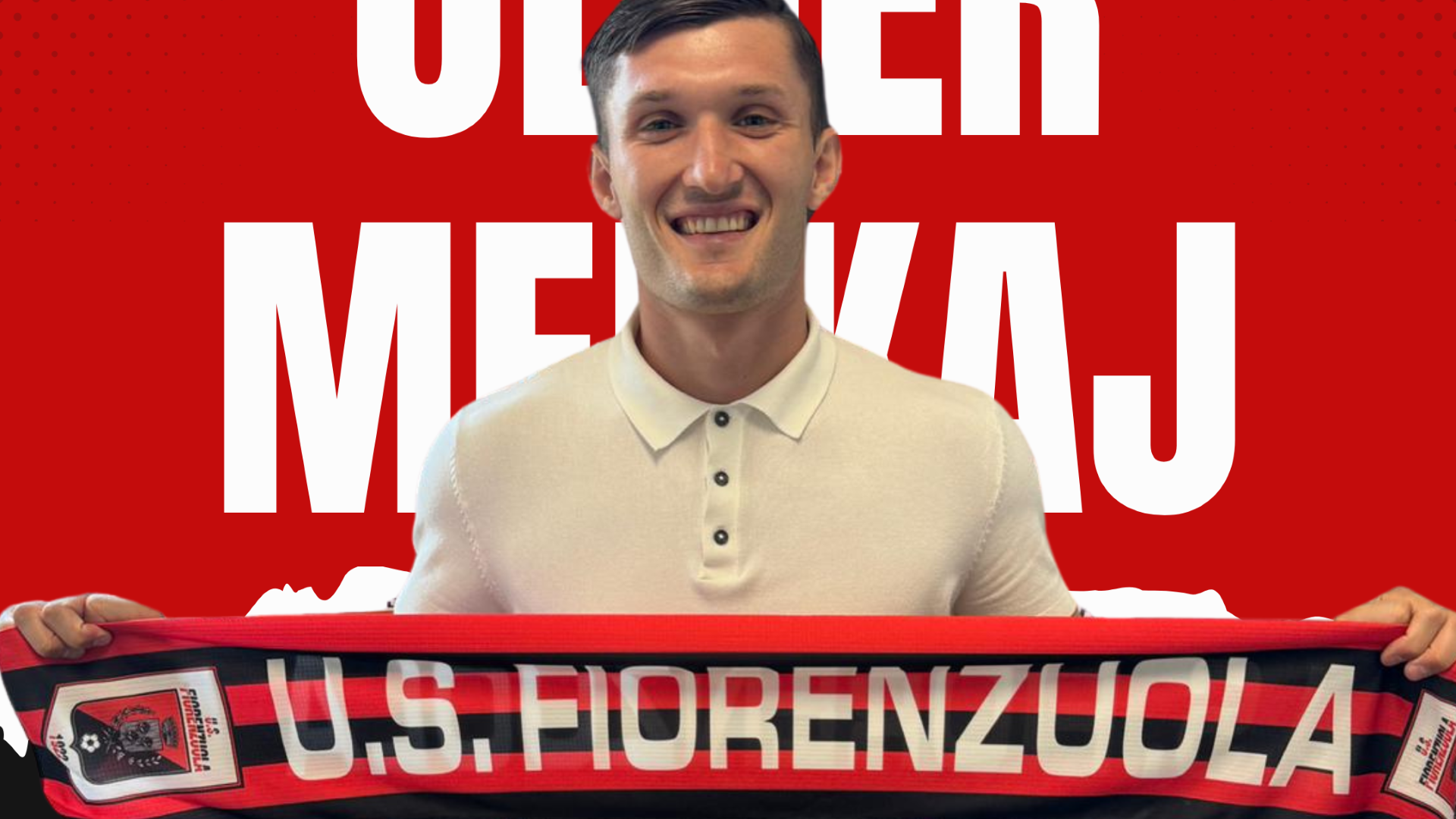 Olger Merkaj è un nuovo giocatore del Fiorenzuola: oltre 50 goal all'attivo