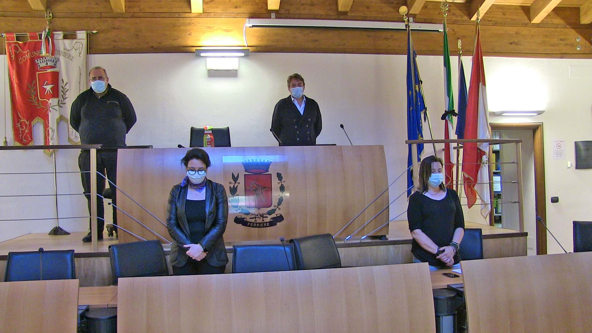 Grande commozione per il primo consiglio comunale dopo la morte del sindaco Malchiodi