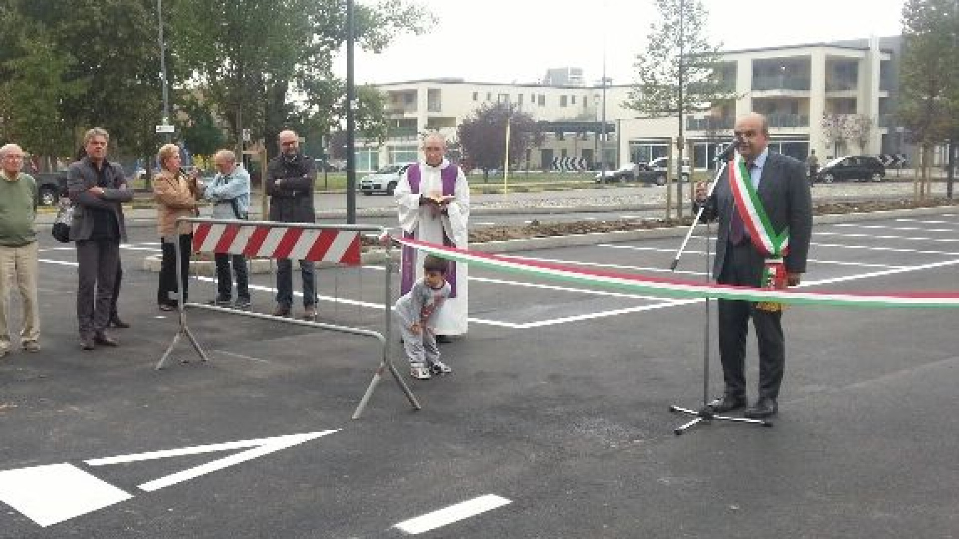 Besurica, inaugurato il nuovo parcheggio da 121 nuovi posti auto