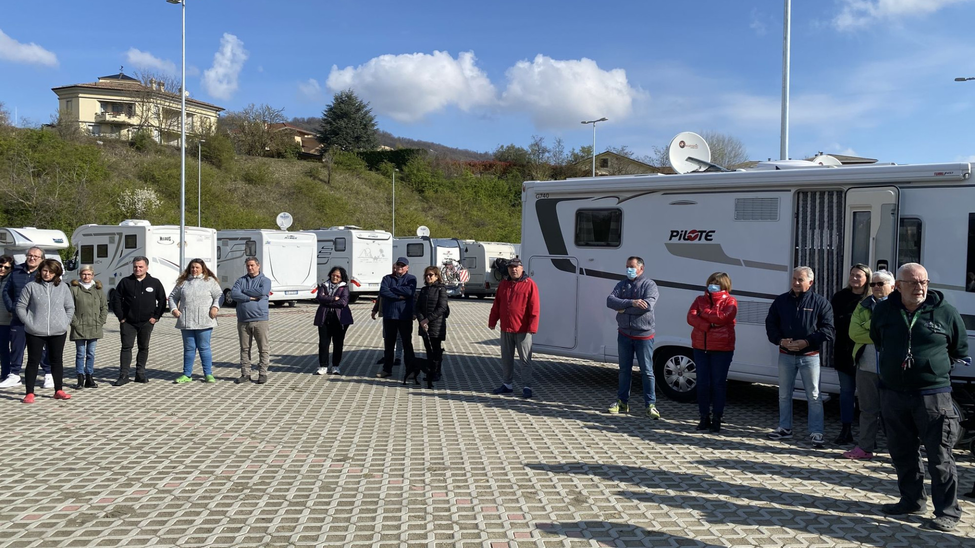 Inaugurata l'area camper a Lugagnano, a maggio raduno regionale in rosa
