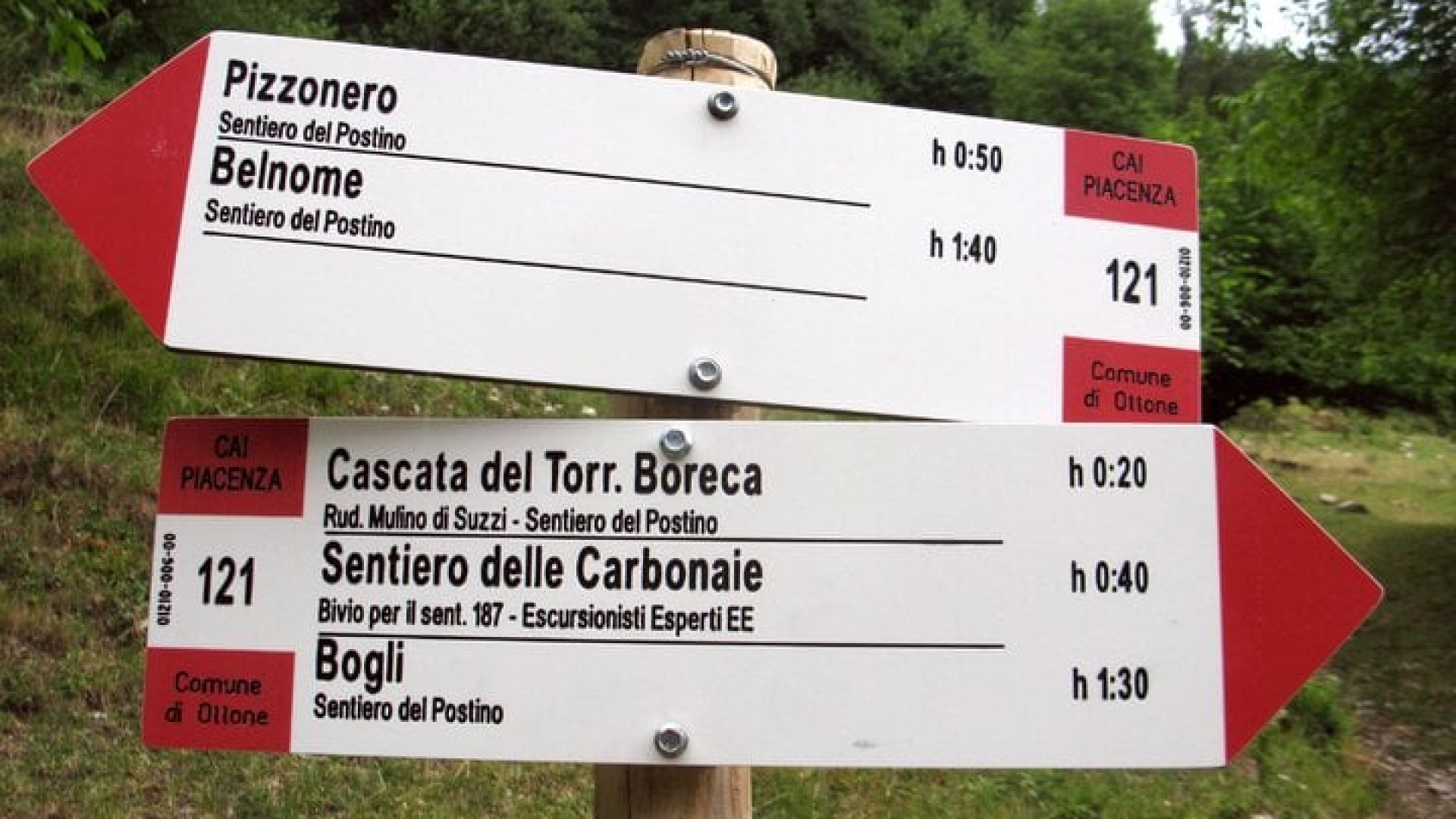 Val Boreca, conclusi i lavori dei volontari Cai sul Sentiero del Postino