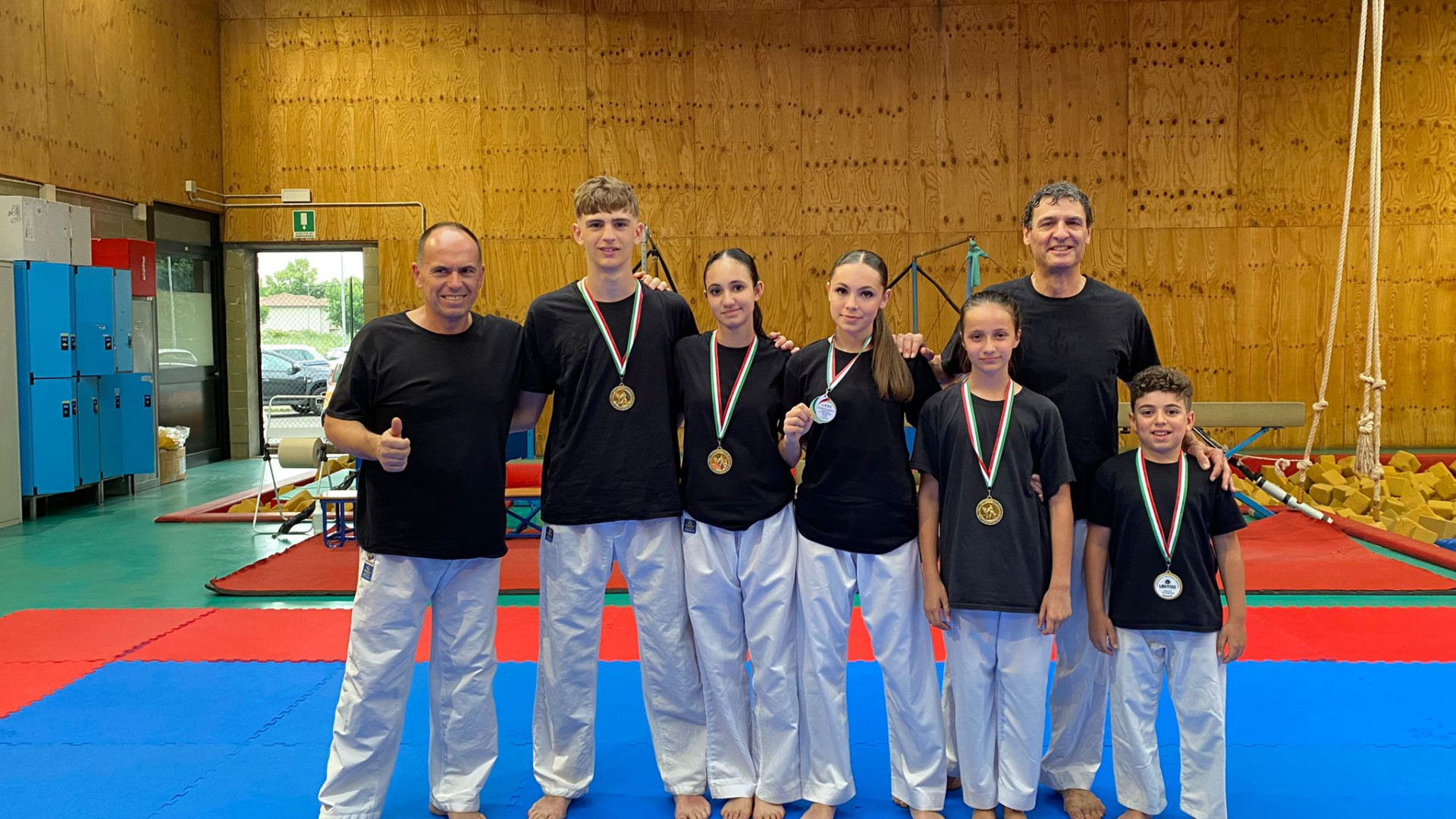 Karate Farnesiana, medaglia di eccellenza sportiva per cinque atleti piacentini
