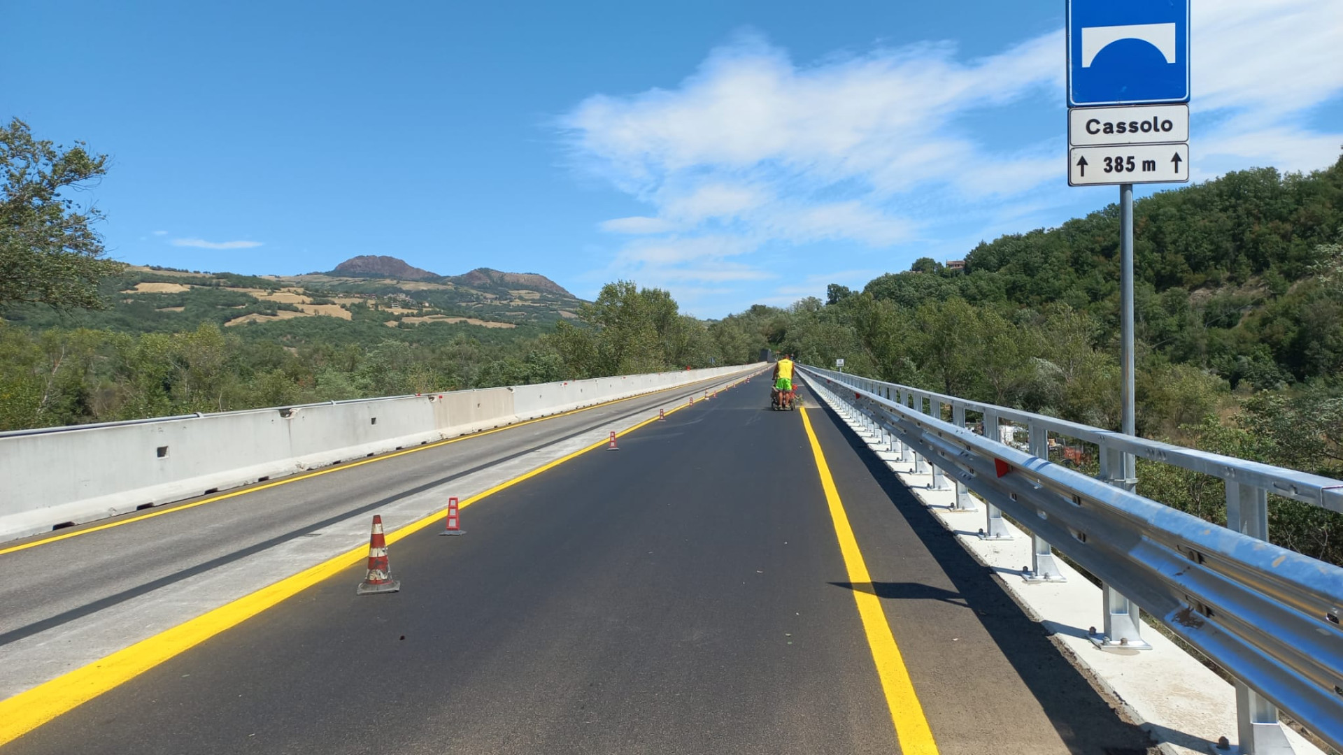 Statale 45, nuova fase del cantiere sul viadotto Cassolo: rimosso il senso unico
