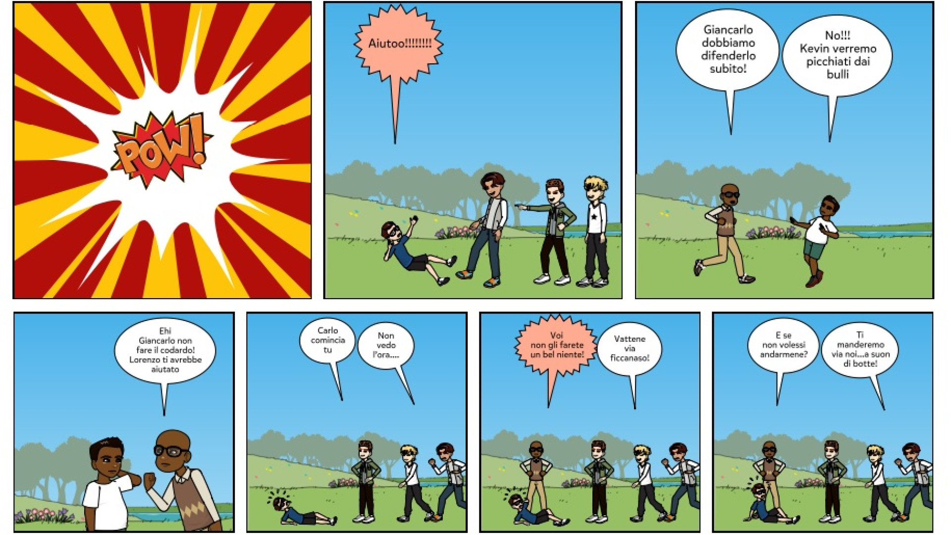 "Stop all'indifferenza": i fumetti anti-bullismo degli alunni di Pianello