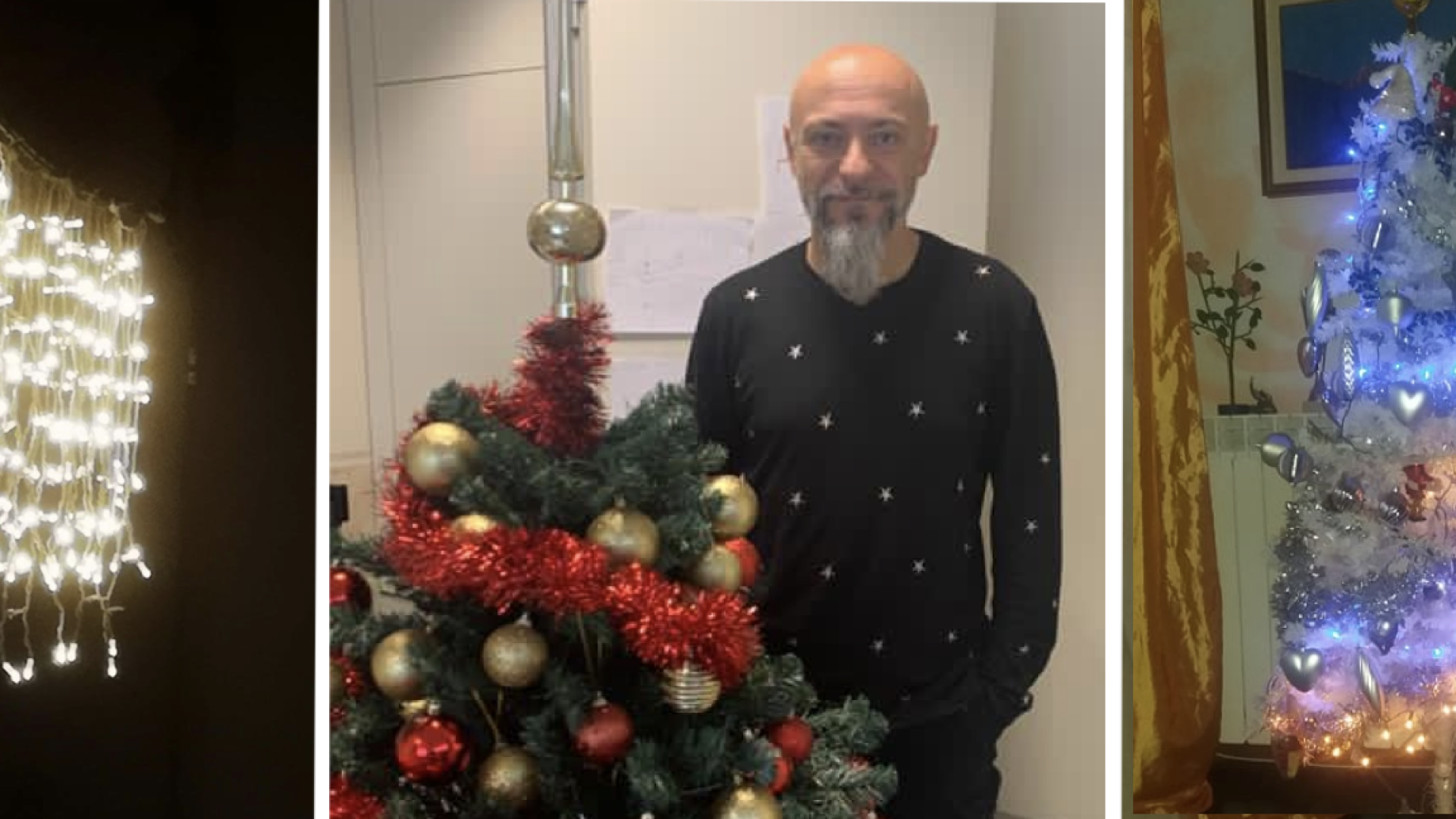 In alcune case è già Natale: “Speranza”. Per altri niente albero: “Troppa tristezza”